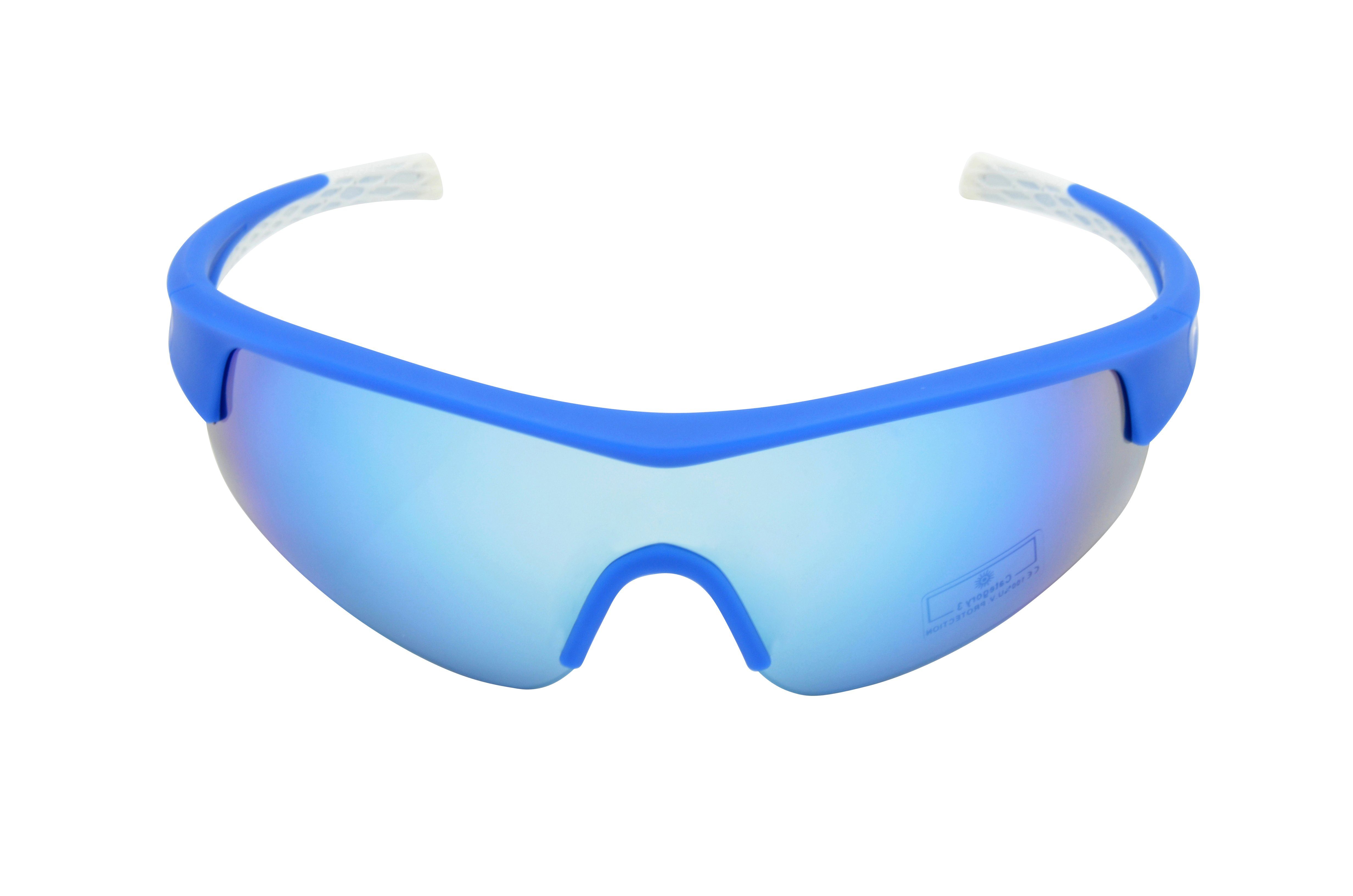 Gamswild Sportbrille WS2436 blau, Skibrille, schwarz, Fahrradbrille Sonnenbrille Herren TR90 Damen weiß