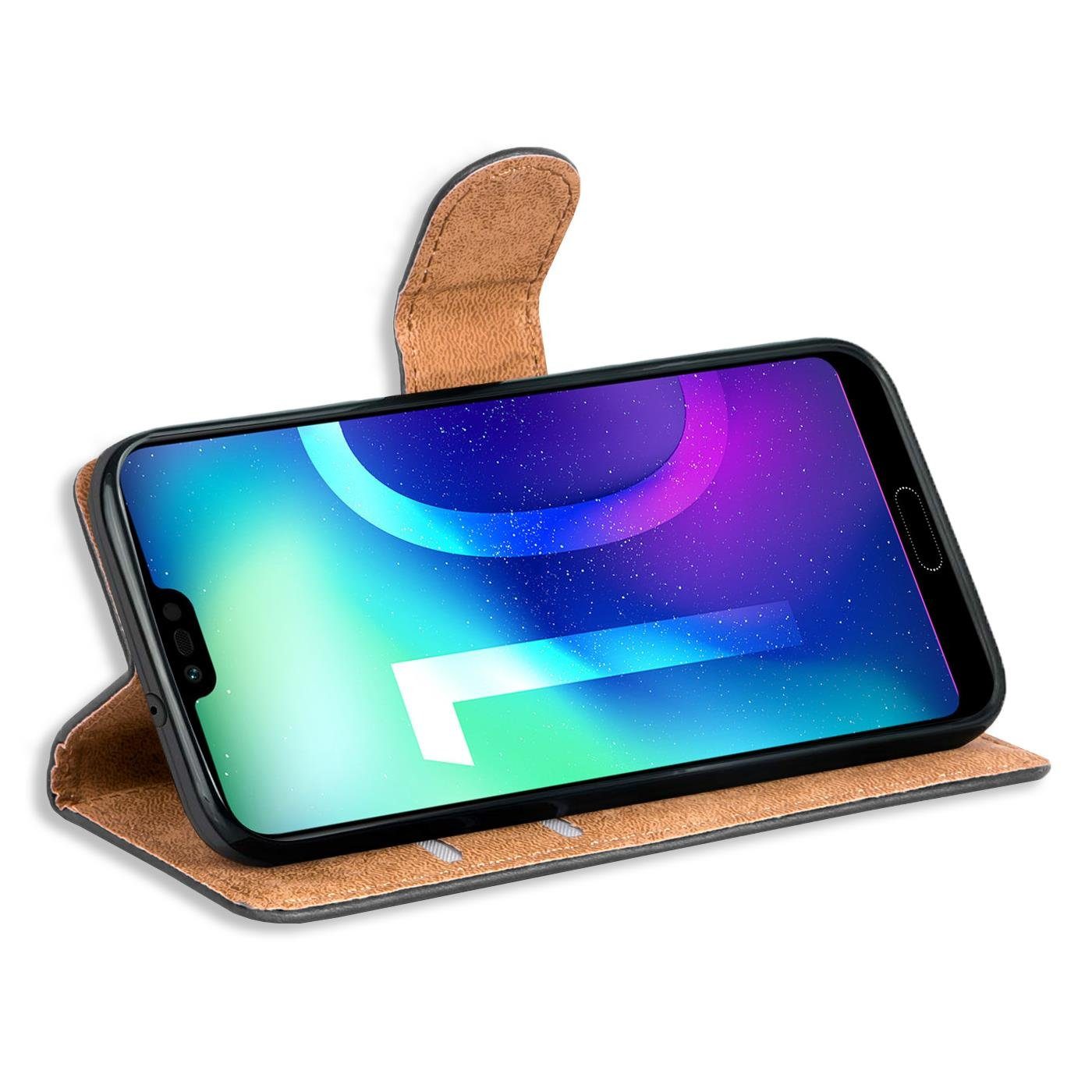 CoolGadget Handyhülle Wallet Klapp Tasche Book Case für Honor 10 5,84 Zoll, Hülle Klapphülle Flip Cover Etui Schutzhülle