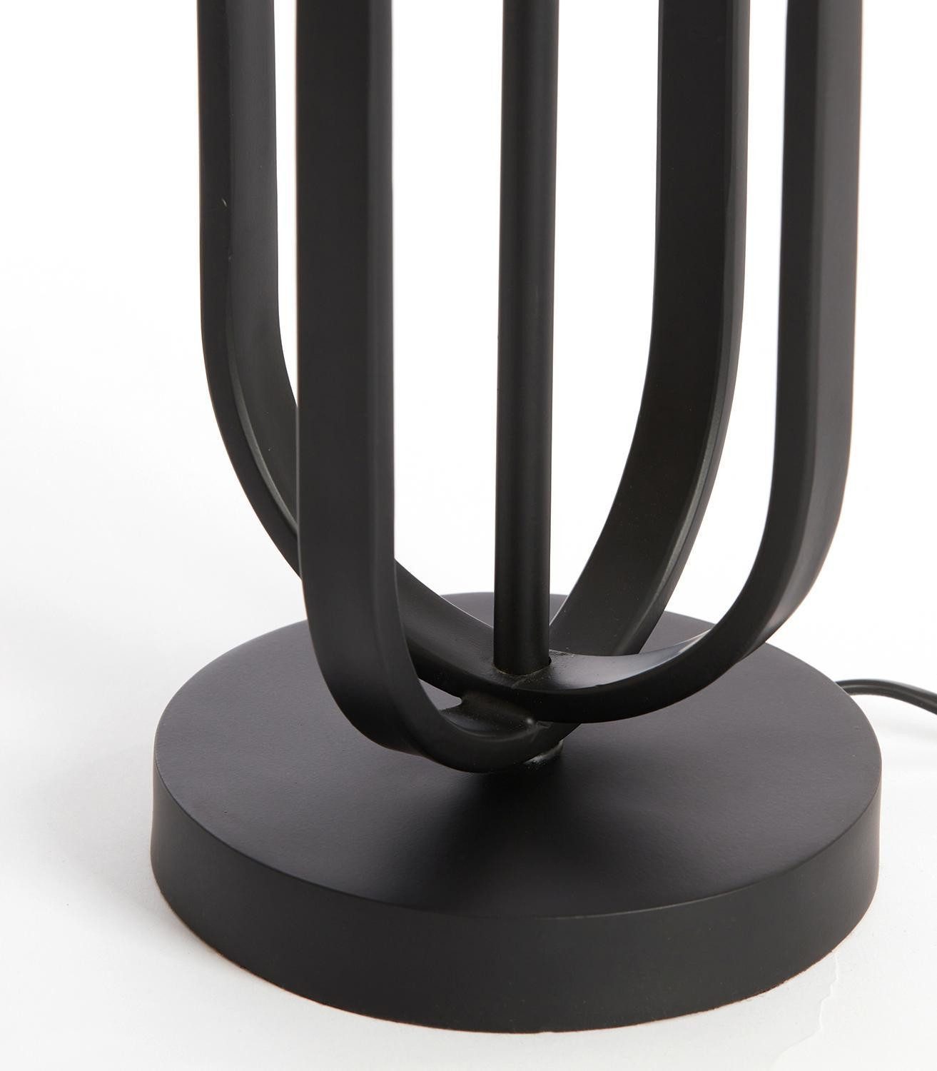 Light & Living Tischleuchte Lampenfuß ASTER, H 55 cm, Schwarz matt, Metall, ohne Leuchtmittel, ohne Lampenschirm