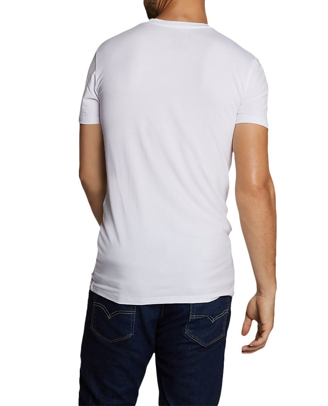 KATE, T-Shirt Damen Bamboo Pack 4er Weiß - T-Shirt Unterhemd basics