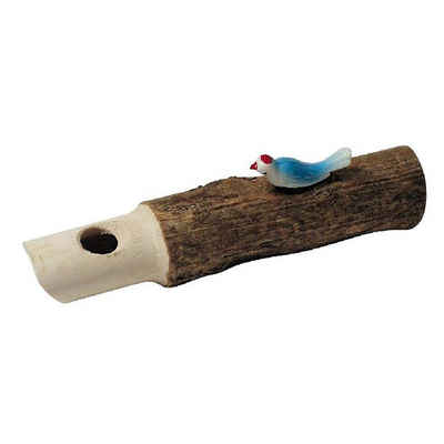Bartl Vogelpfeife Kuckuckspfeife Haselnuss, aus Holz, für den Wald, Holzpfeife, Spielzeugpfeife, braun