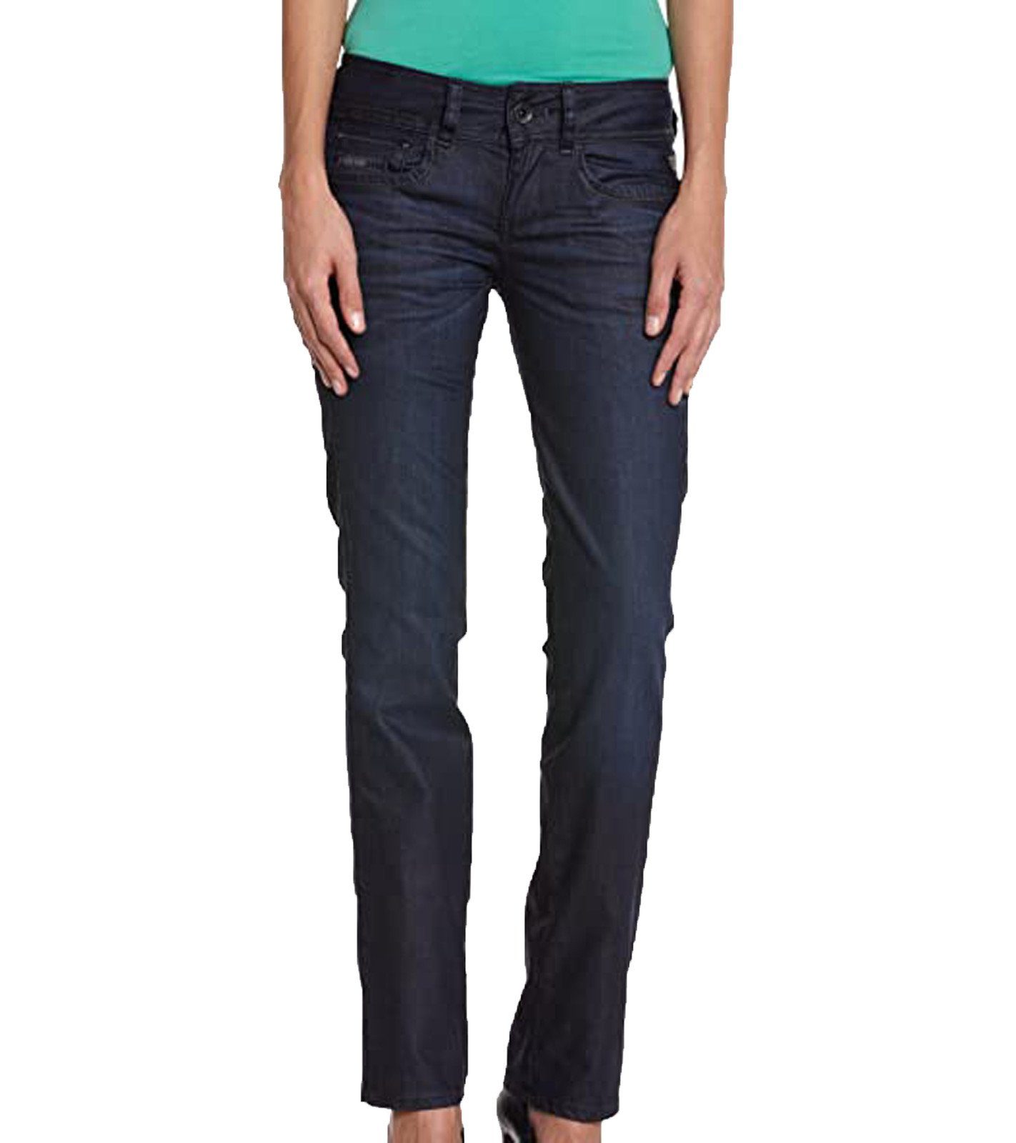 G-Star RAW Regular-fit-Jeans »G-Star RAW New Ford Straight Jeans klassische  Damen Five-Pocket Jeans mit Waschung Freizeit-Hose Blau« online kaufen |  OTTO
