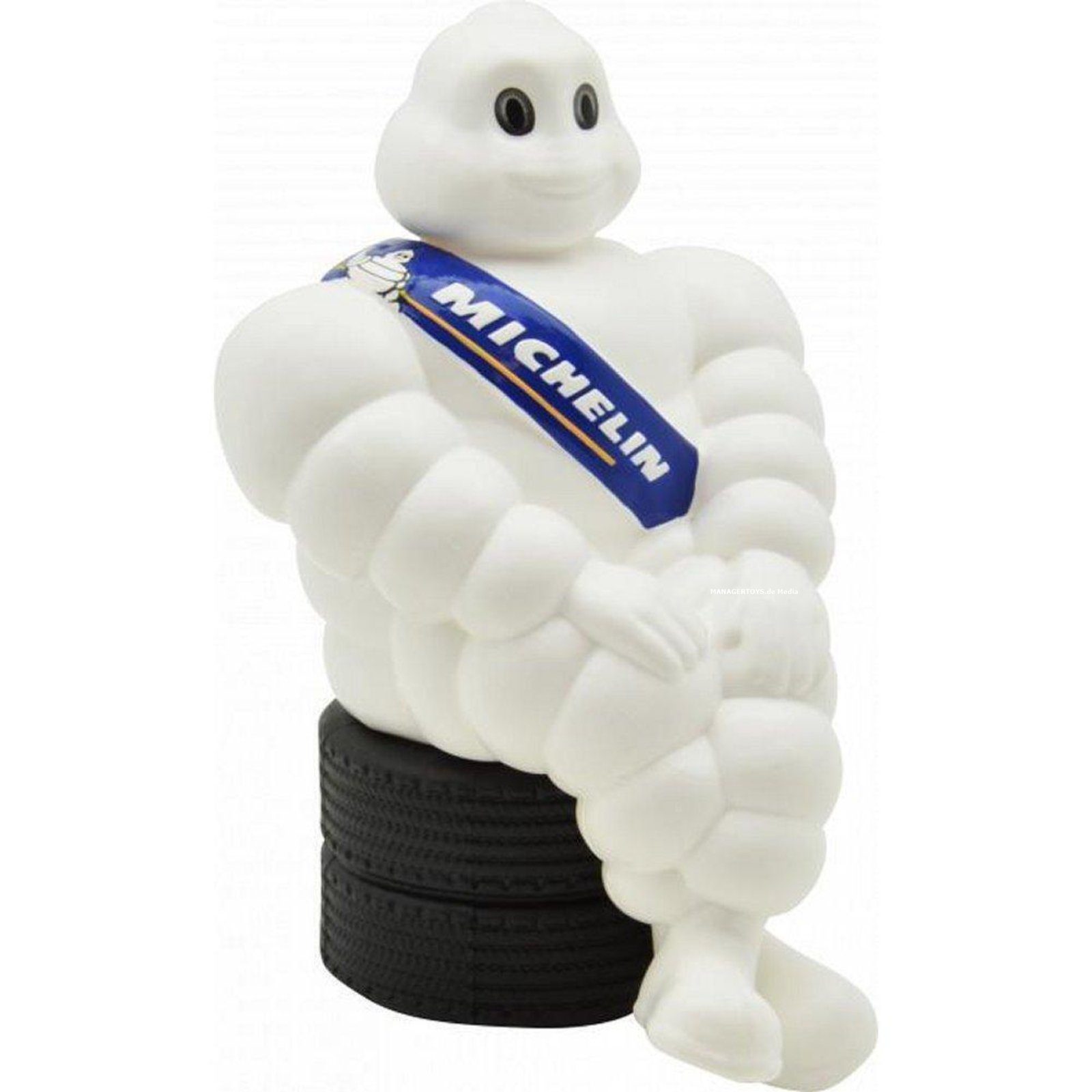 Michelin Dekofigur Männchen 19 cm Figur Mann sitzend Reifenstapel Maskottch günstig online kaufen