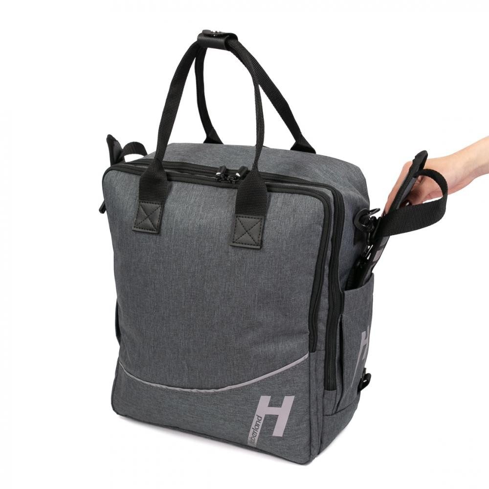 Haberland Fahrradrucksack Haberland Frontträger-Rucksack More Than Work anthrazit - flexible Tra