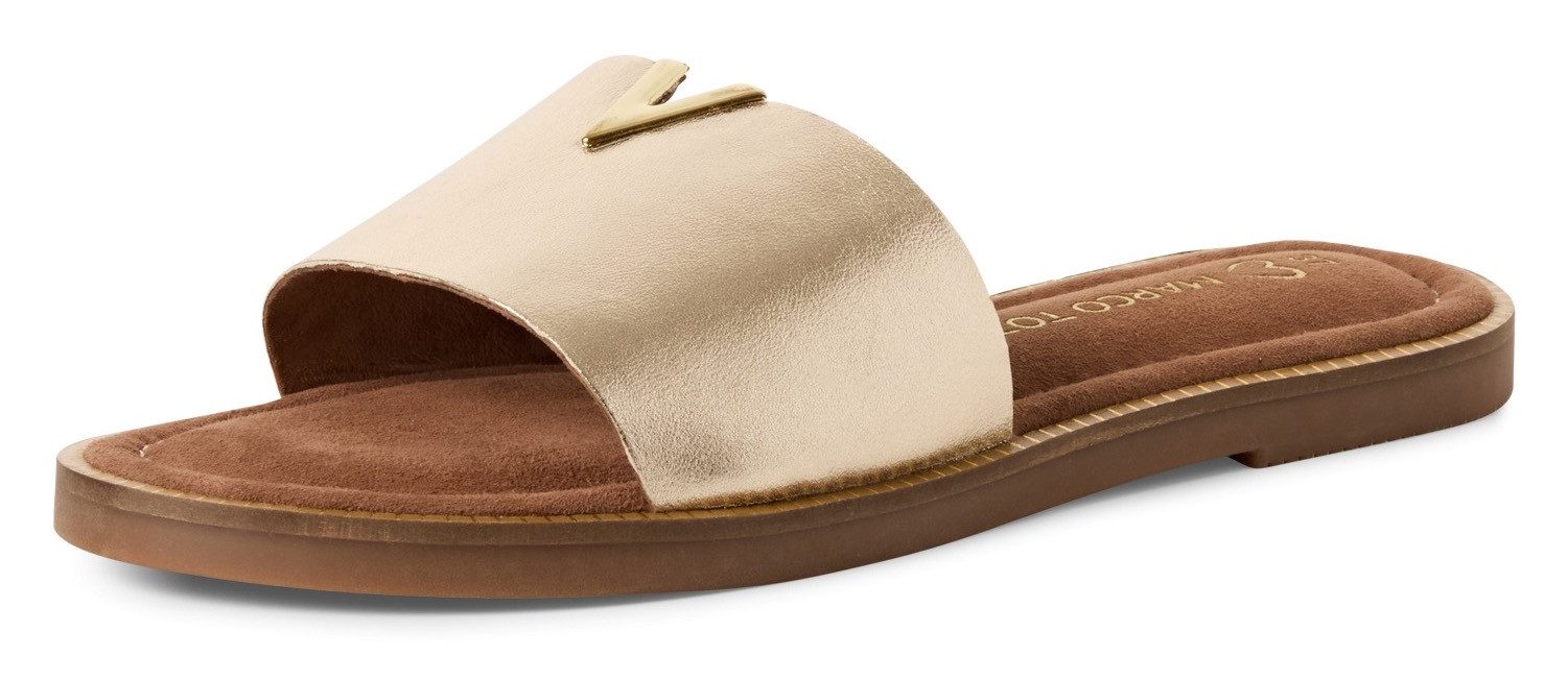 MARCO TOZZI Pantolette, Flats, Sommerschuh mit günstig online kaufen
