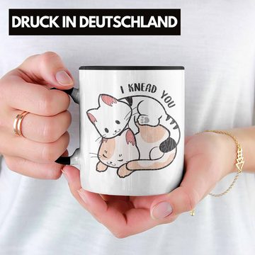 Trendation Tasse Trendation - Valentinstag Tasse Geschenk für Ihn Sie Lustig Katze Geschenkidee Becher Freund Freundin Liebe Paare