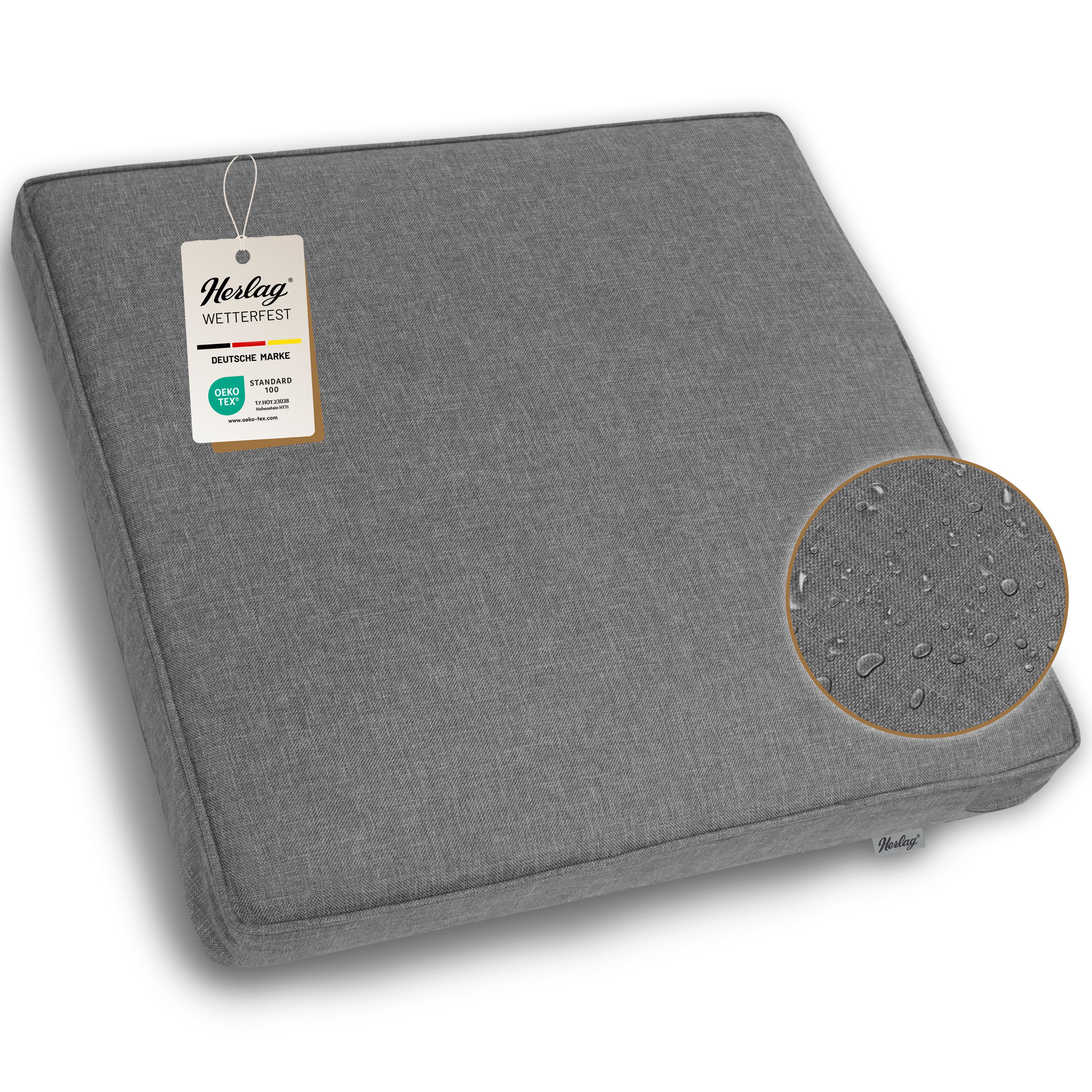 Herlag Stuhlkissen Sunny, Outdoor Loungekissen Gartenlounge günstig online kaufen