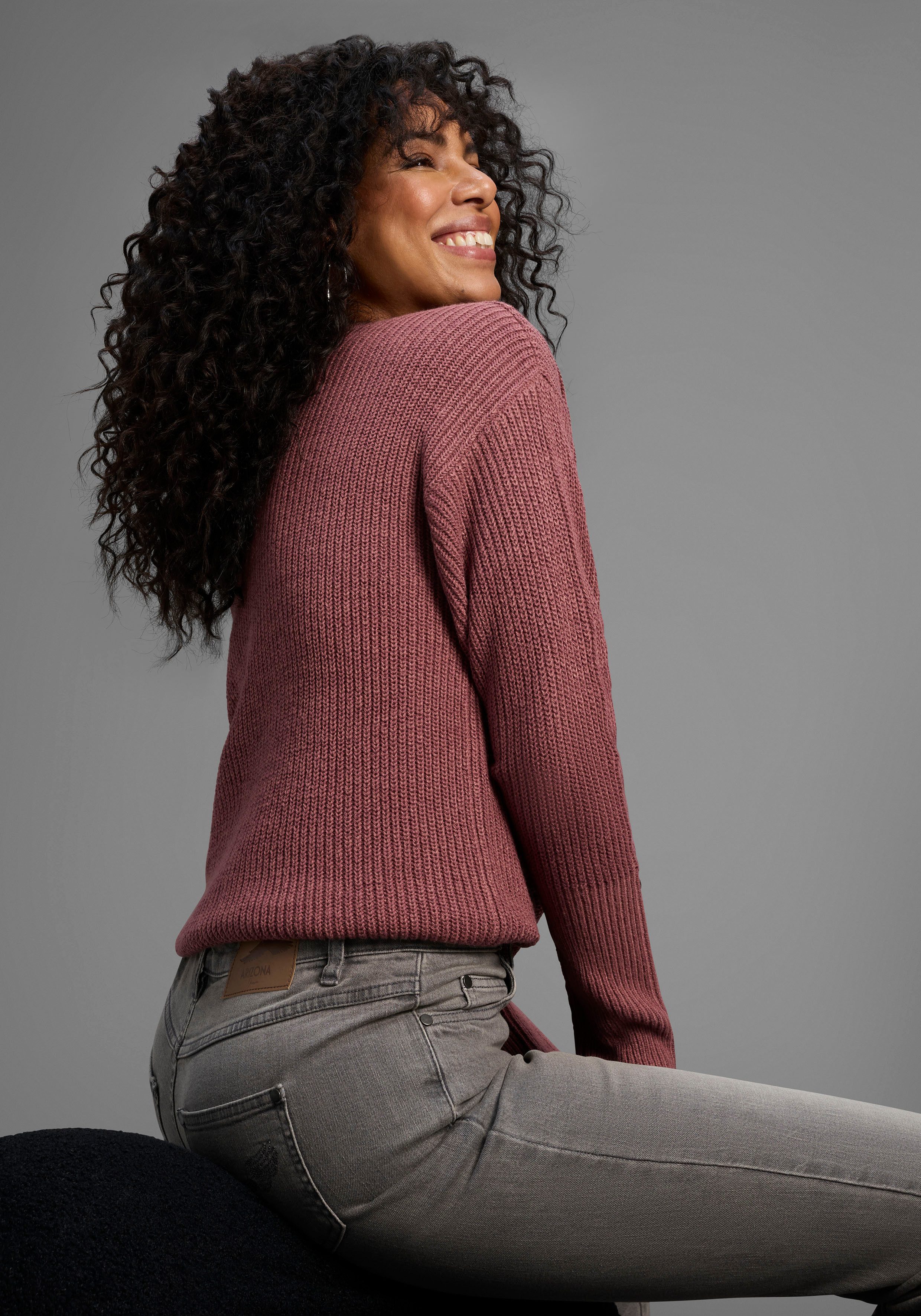 Arizona Gerade Jeans Comfort-Fit High Waist