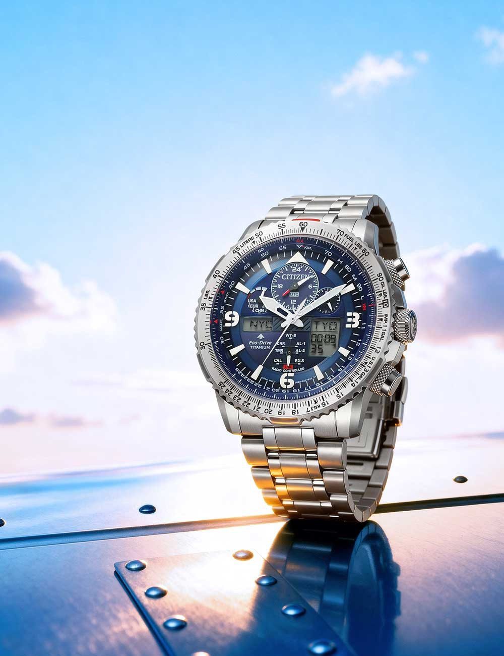 Citizen Quarzuhr Citizen JY8100-80L Promaster Sky Chronograph Herrenuhr 45mm 20ATM Citizen JY8100-80L Promaster Sky Chronograph Herrenuhr 45mm 20ATM