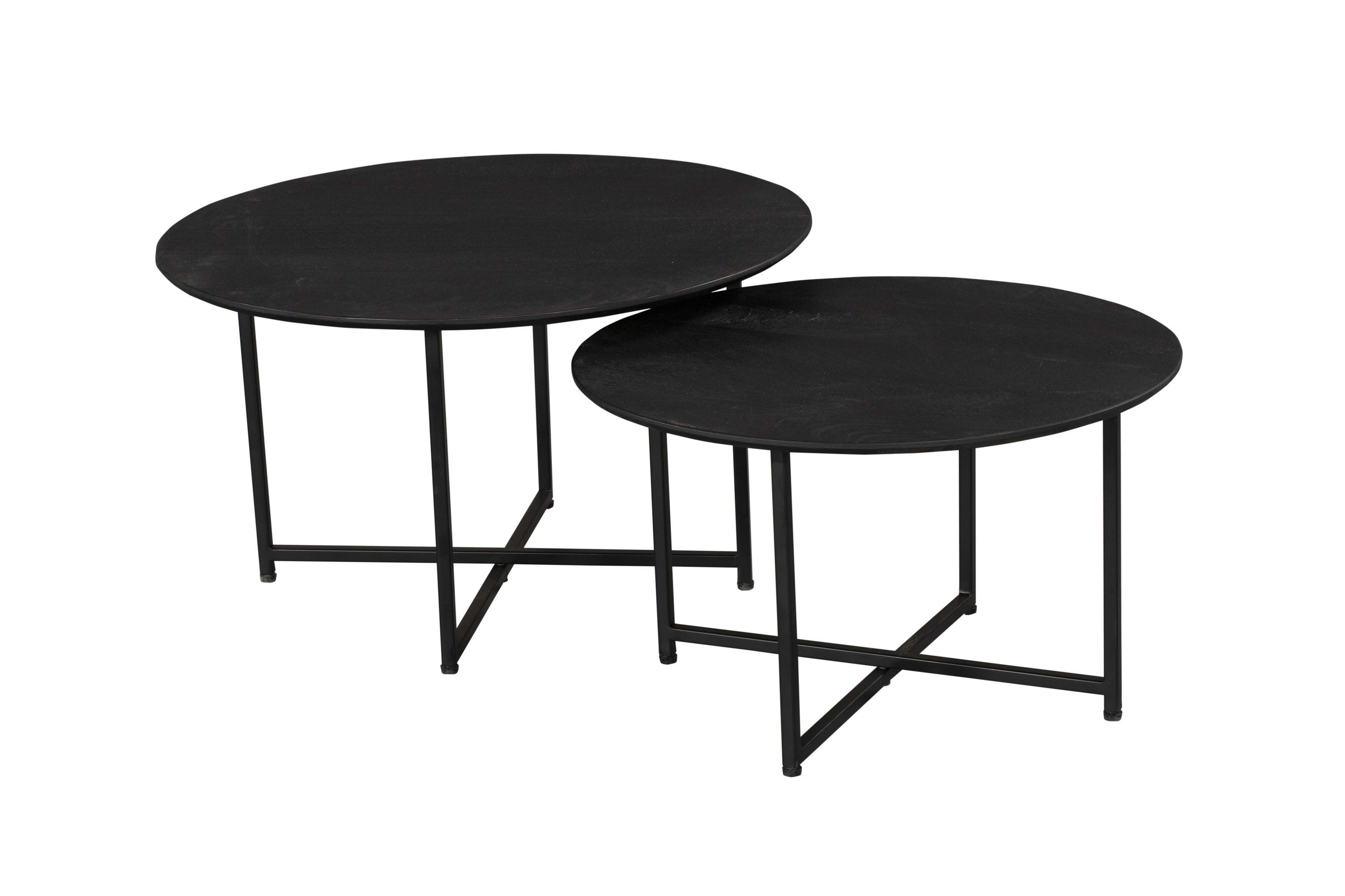 Couchtisch Couchtisch Darlington 2er Set Schwarz