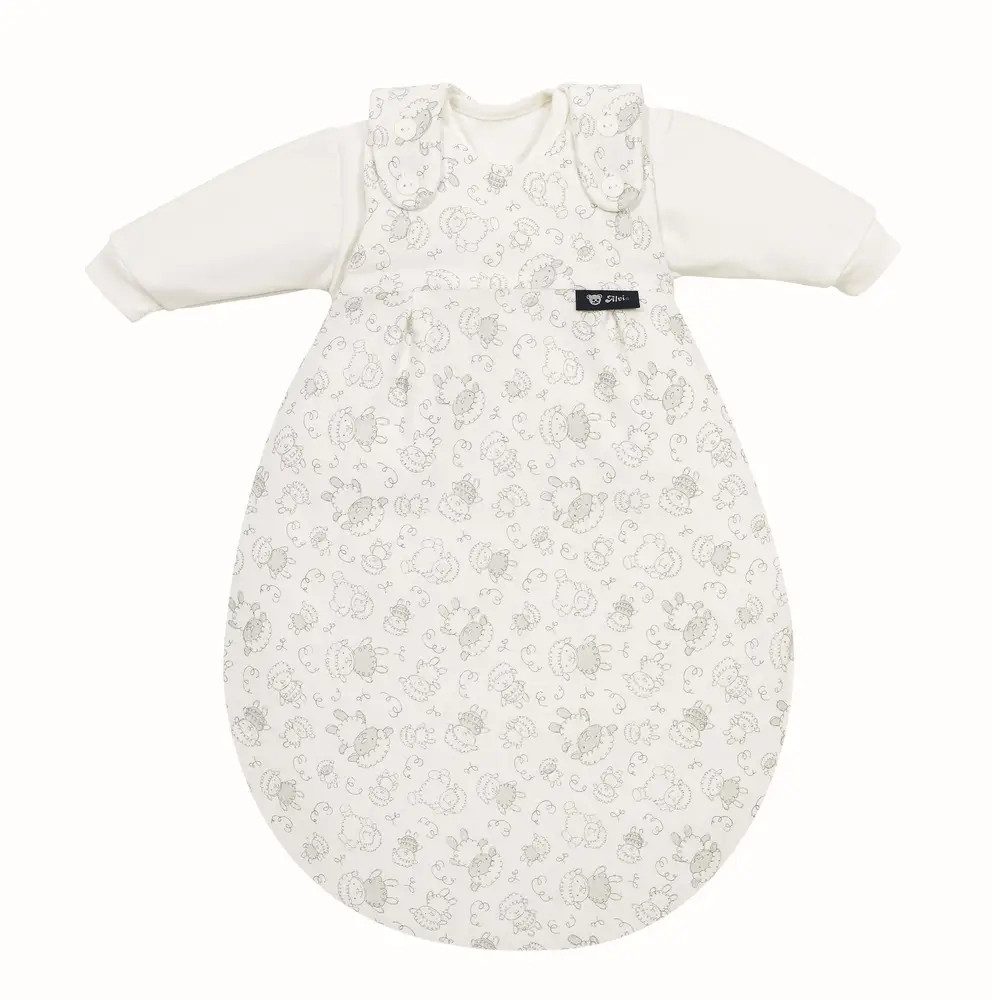 Alvi® Babyschlafsack ALVI Schlafsack Baby-Mäxchen 3-teilig Schäfchen Größe 50/56