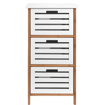 BUTLERS Standregal WHITE SANDS Regal-Schrank mit Türen