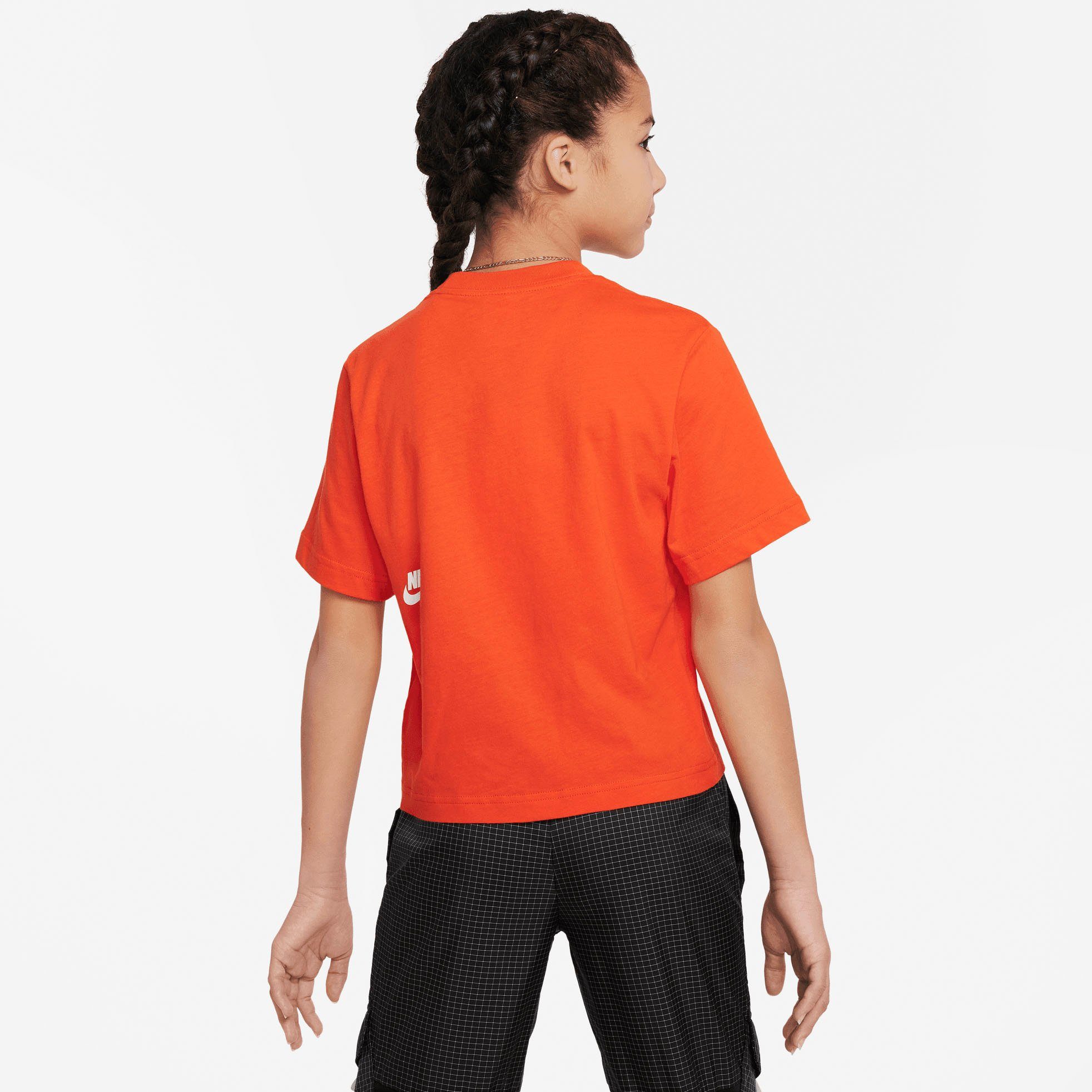 BOXY Sportswear RED NSW T-Shirt TEE RED/PICANTE ESSNTL PICANTE DNC Nike TEE G