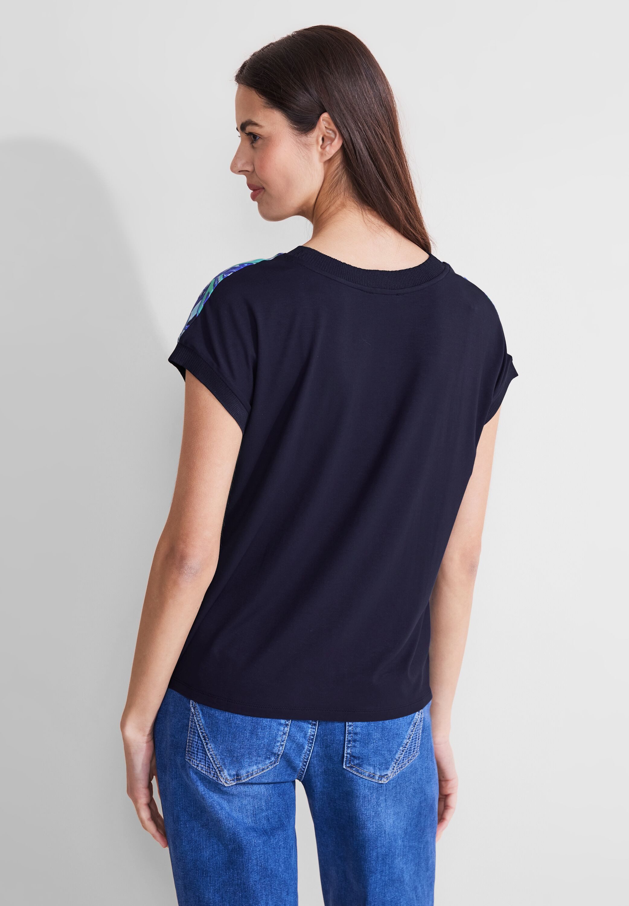 STREET ONE Shirttop mit Muster günstig online kaufen