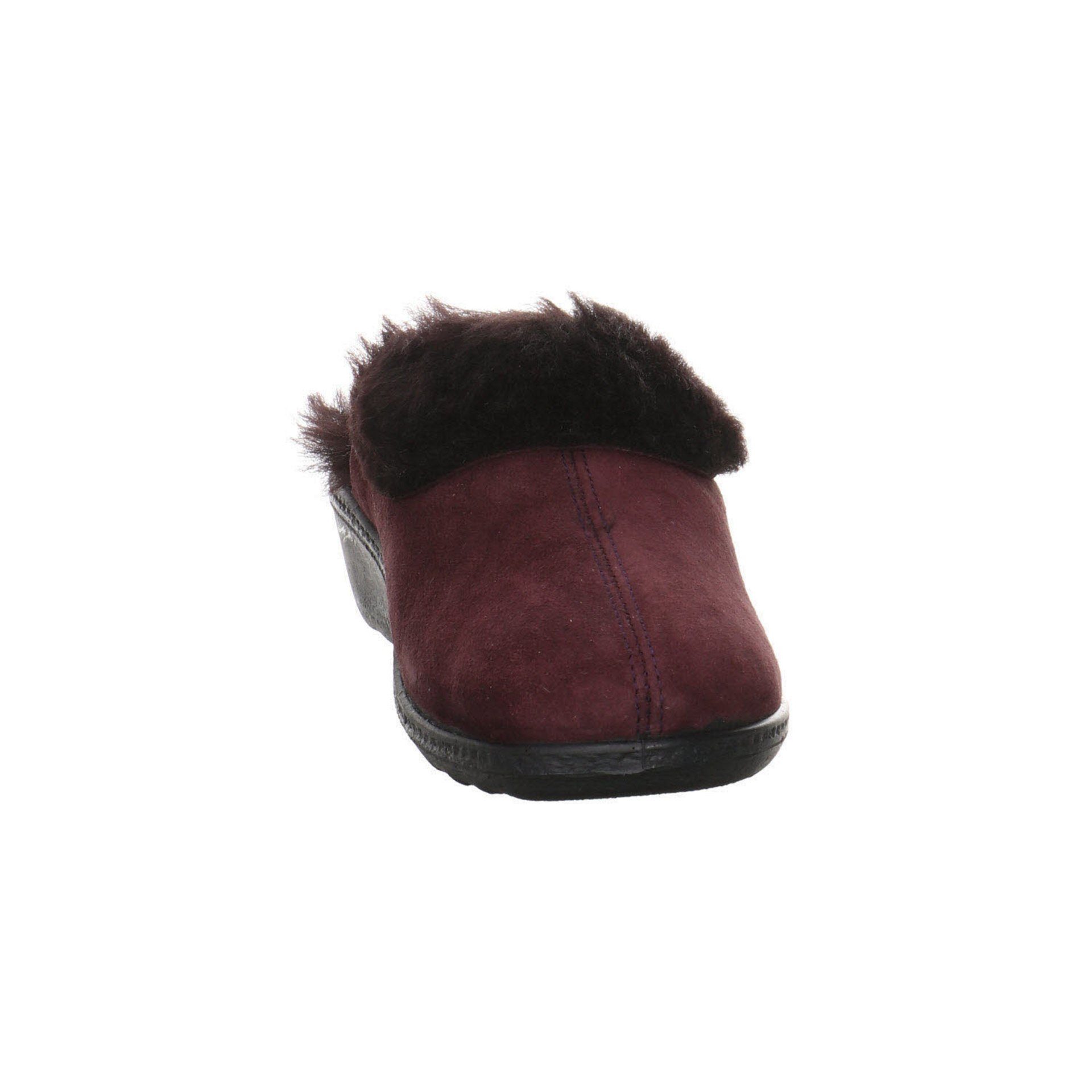 Damen aubergine Avignon 306 Hausschuh Westland Slipper Hausschuh Hausschuhe Veloursleder