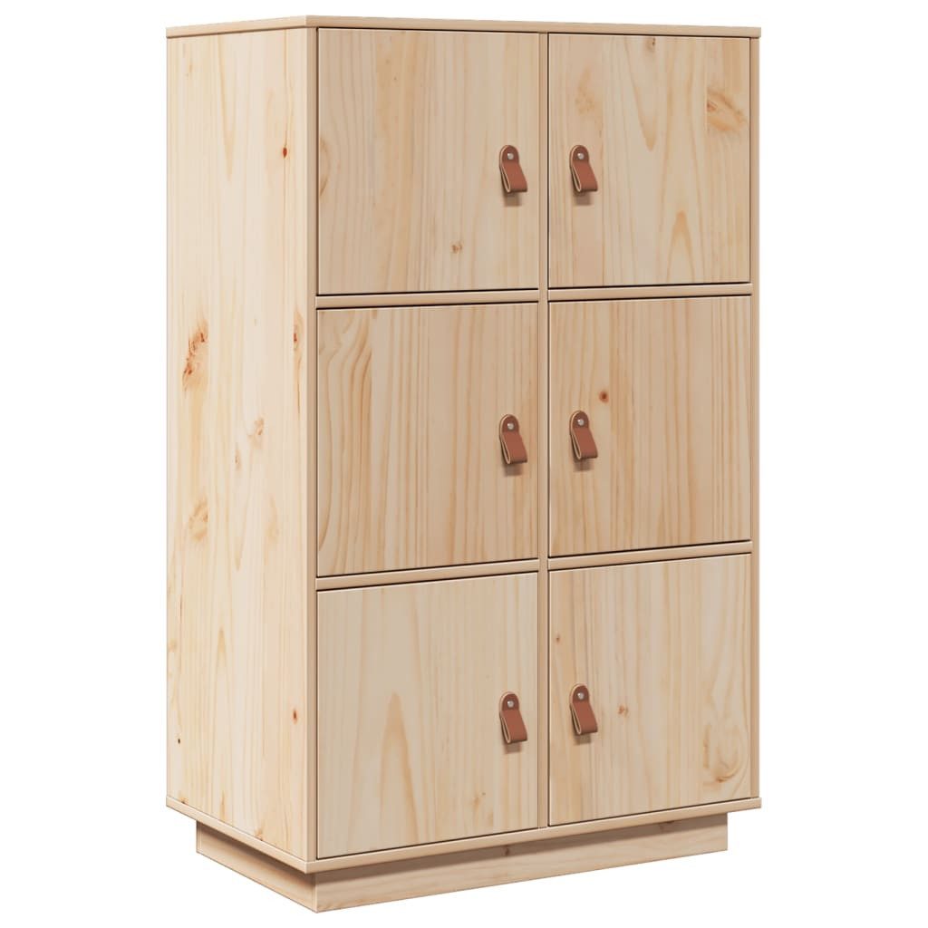 vidaXL Highboard, Hochkommode 67x40x108,5 cm Massivholz günstig online kaufen