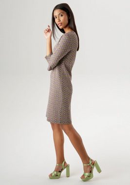 Aniston SELECTED Jerseykleid mit interessantem Muster - NEUE KOLLEKTION