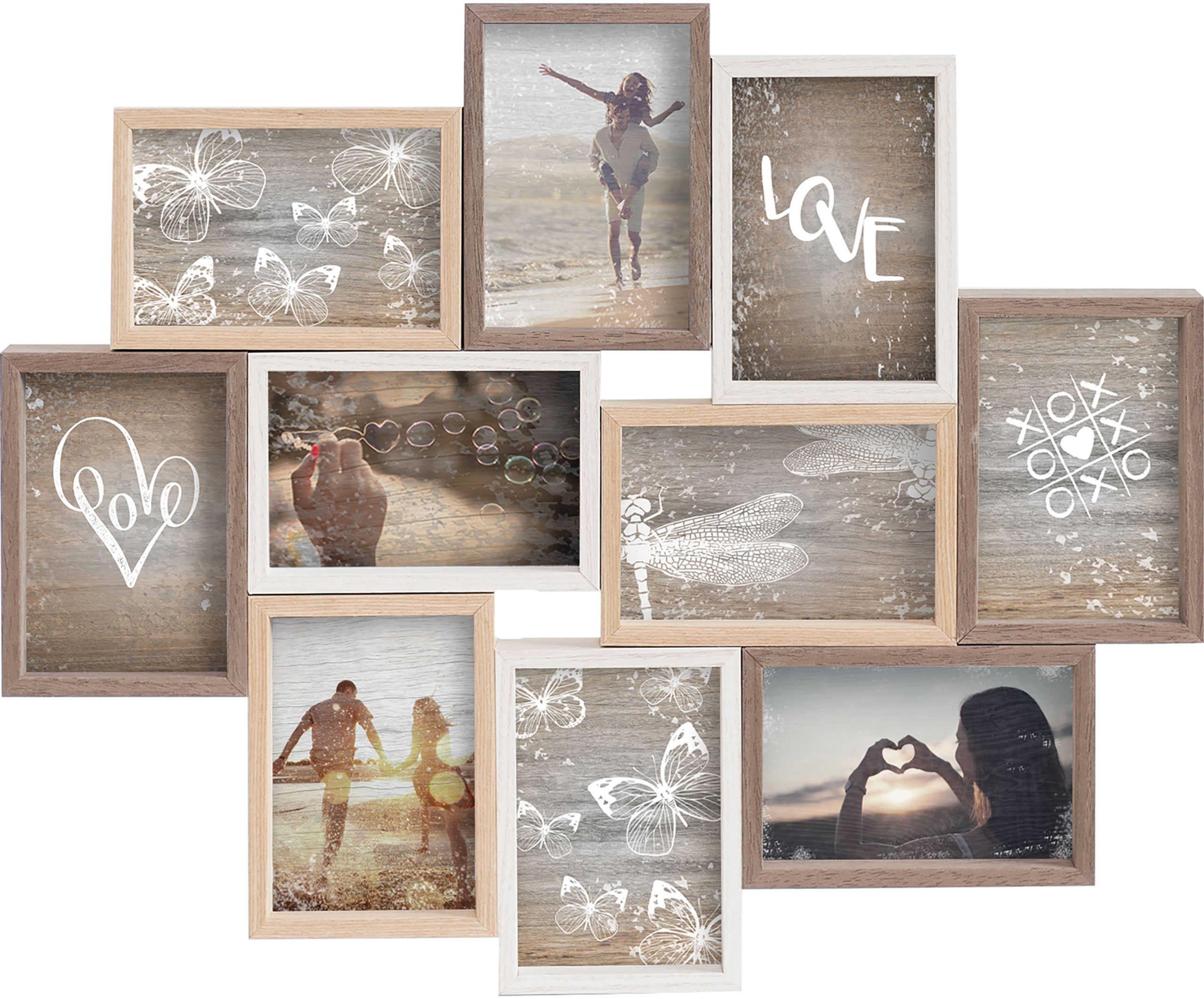 accent by nielsen Collagerahmen Mixed Colours Collage für 5/8/10 Fotos à10x günstig online kaufen