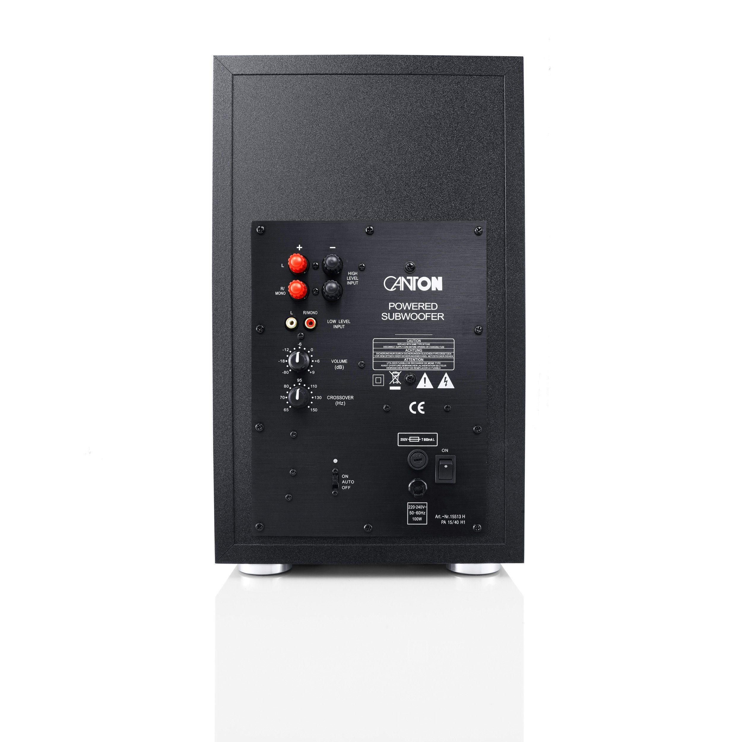 CANTON AS 2020 SC schwarz Subwoofer (n.A., 100.0 W)