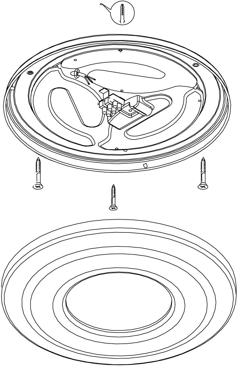 EGLO Deckenleuchte CAPASSO 1, LED fest integriert, Warmweiß, Deckenlampe günstig online kaufen