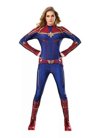 Rubie´s Kostüm Captain Marvel, Das aktuelle Movie Kostüm der Superheldin