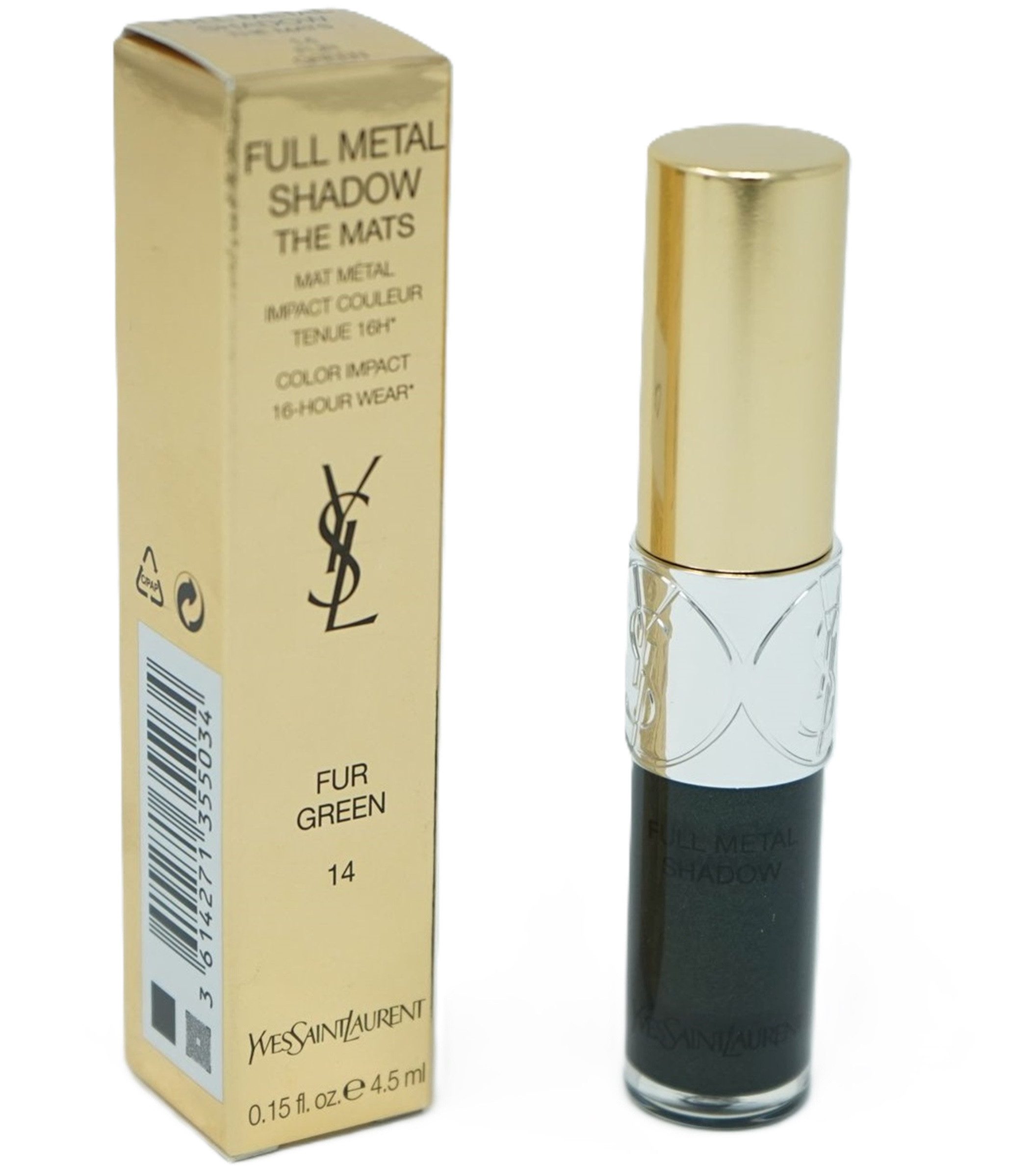 YVES SAINT LAURENT Блиск для губ Yves saint Laurent Full Metal Shadow Блиск для губ The Mats 14 Fur Green
