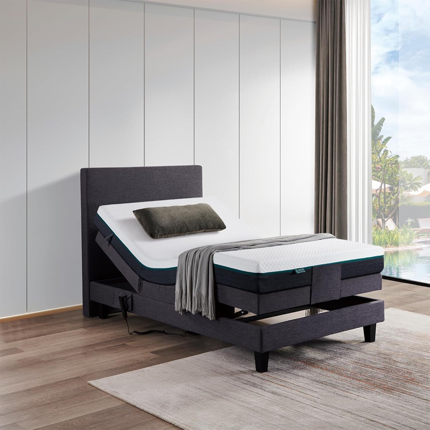 V6 Boxspringbett Motorbett 209E Bestes Preis-Leistungs-Verhältnis günstig online kaufen