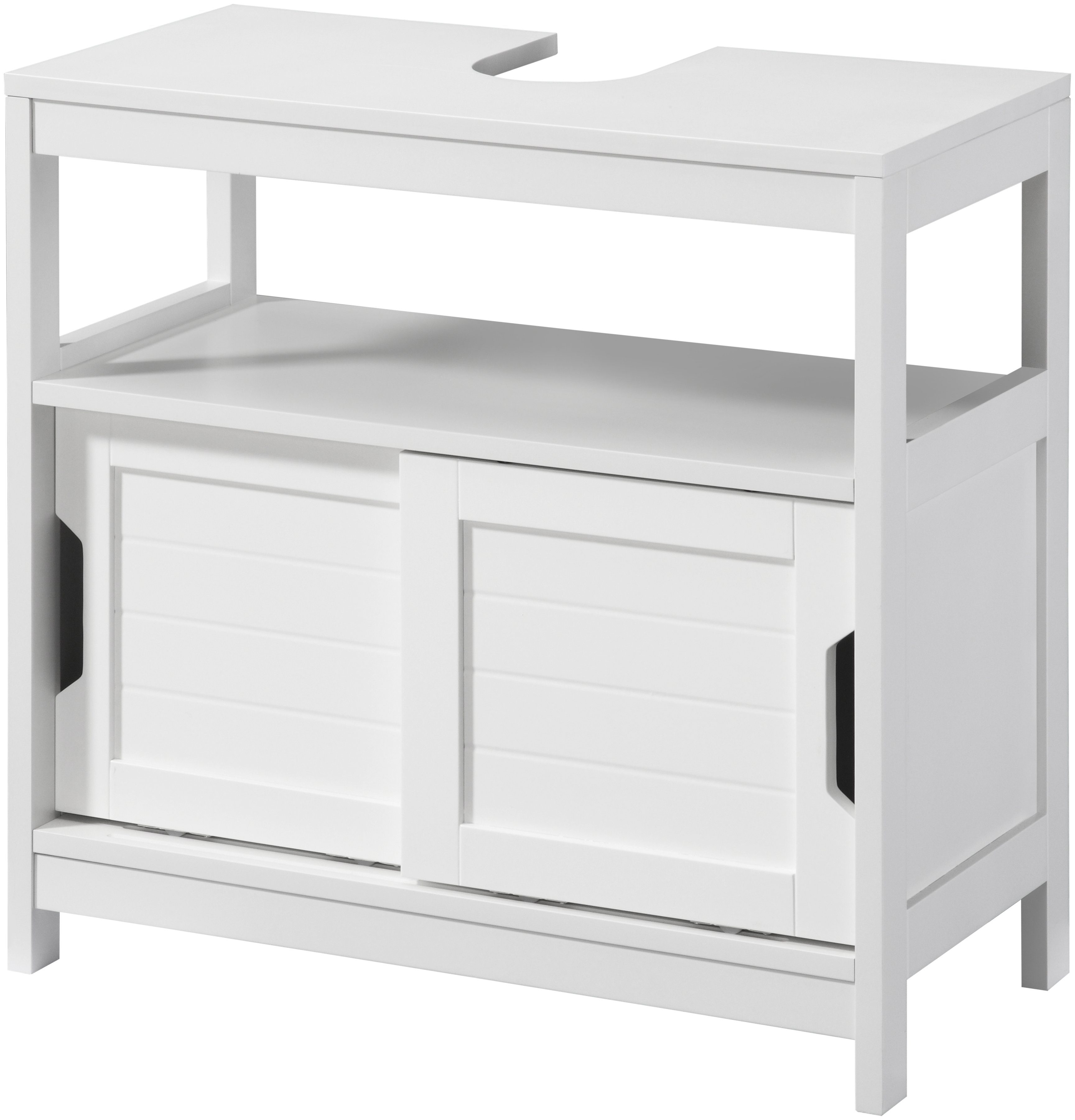 welltime Waschbeckenunterschrank Hamburg (Packung) Badmöbel mit günstig online kaufen