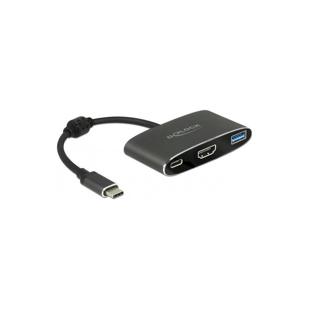 DeLOCK USB 3.2 Adapter, USB-C auf USB-A + HDMI Elektro-Kabel