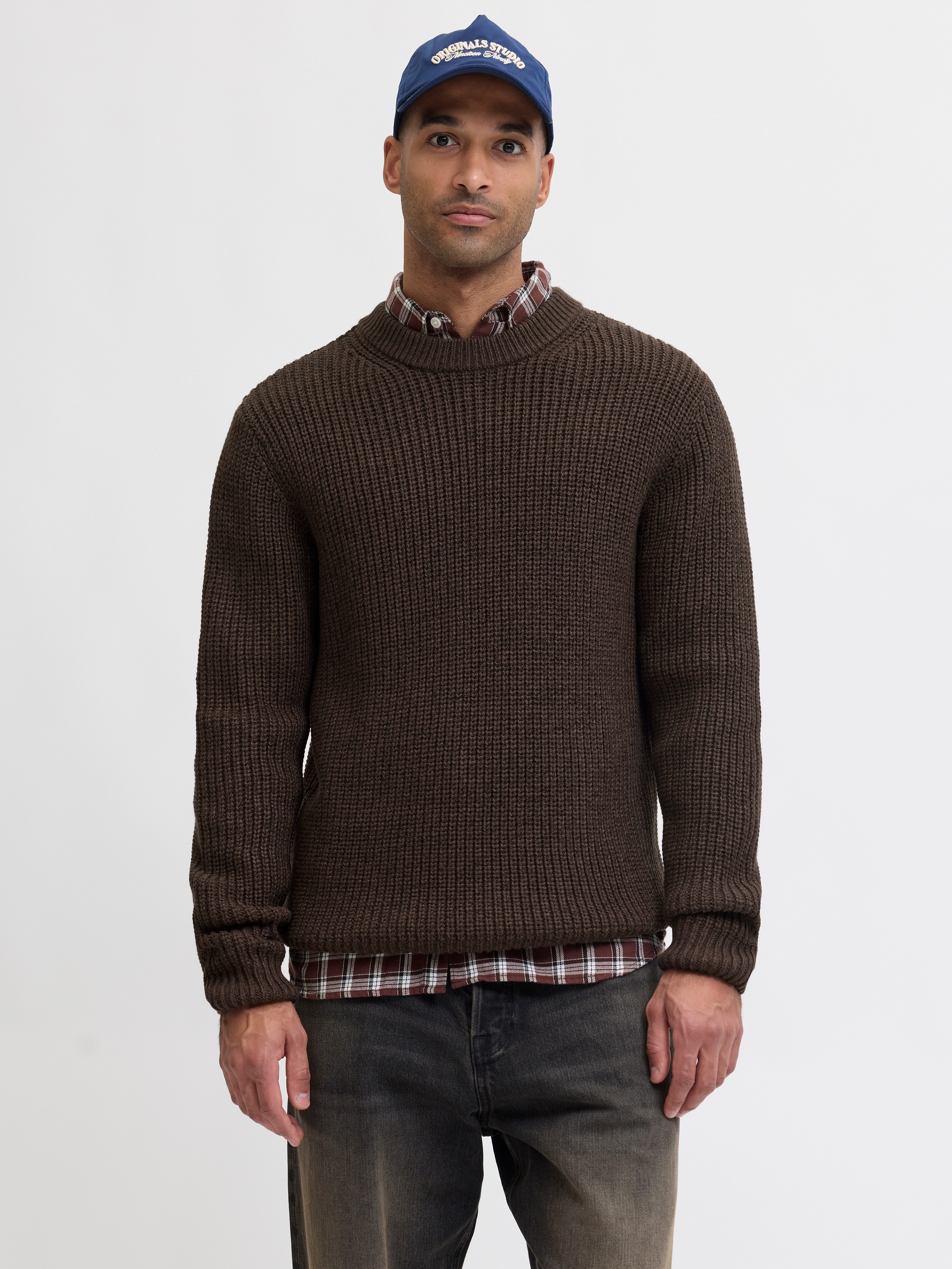 Jack & Jones Strickpullover JORBLEECKER KNIT CREW NECK BF günstig online kaufen