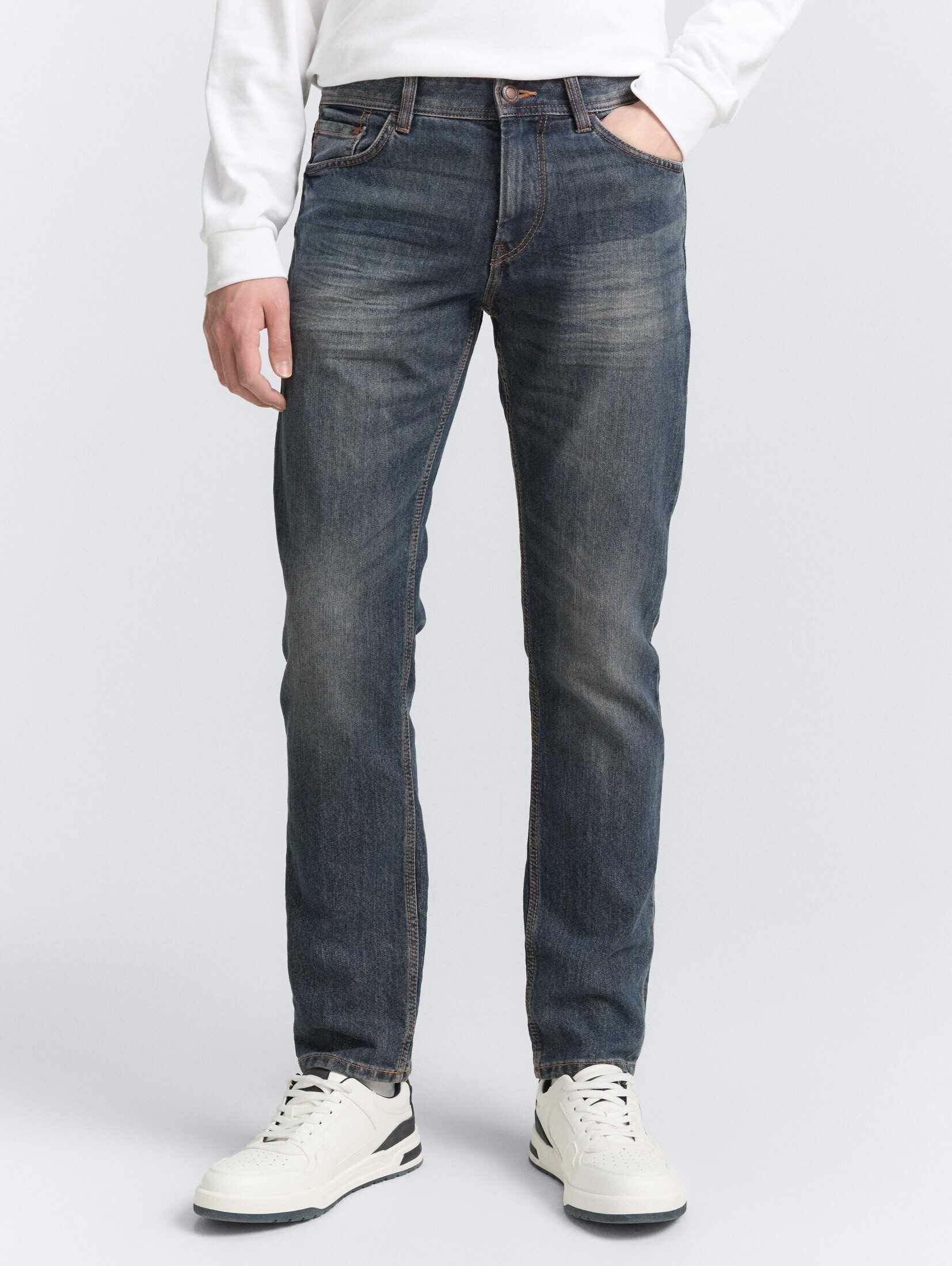 TOM TAILOR Straight-Jeans Jeanshosen TTMARVIN STRAIGHT Jeans günstig online kaufen