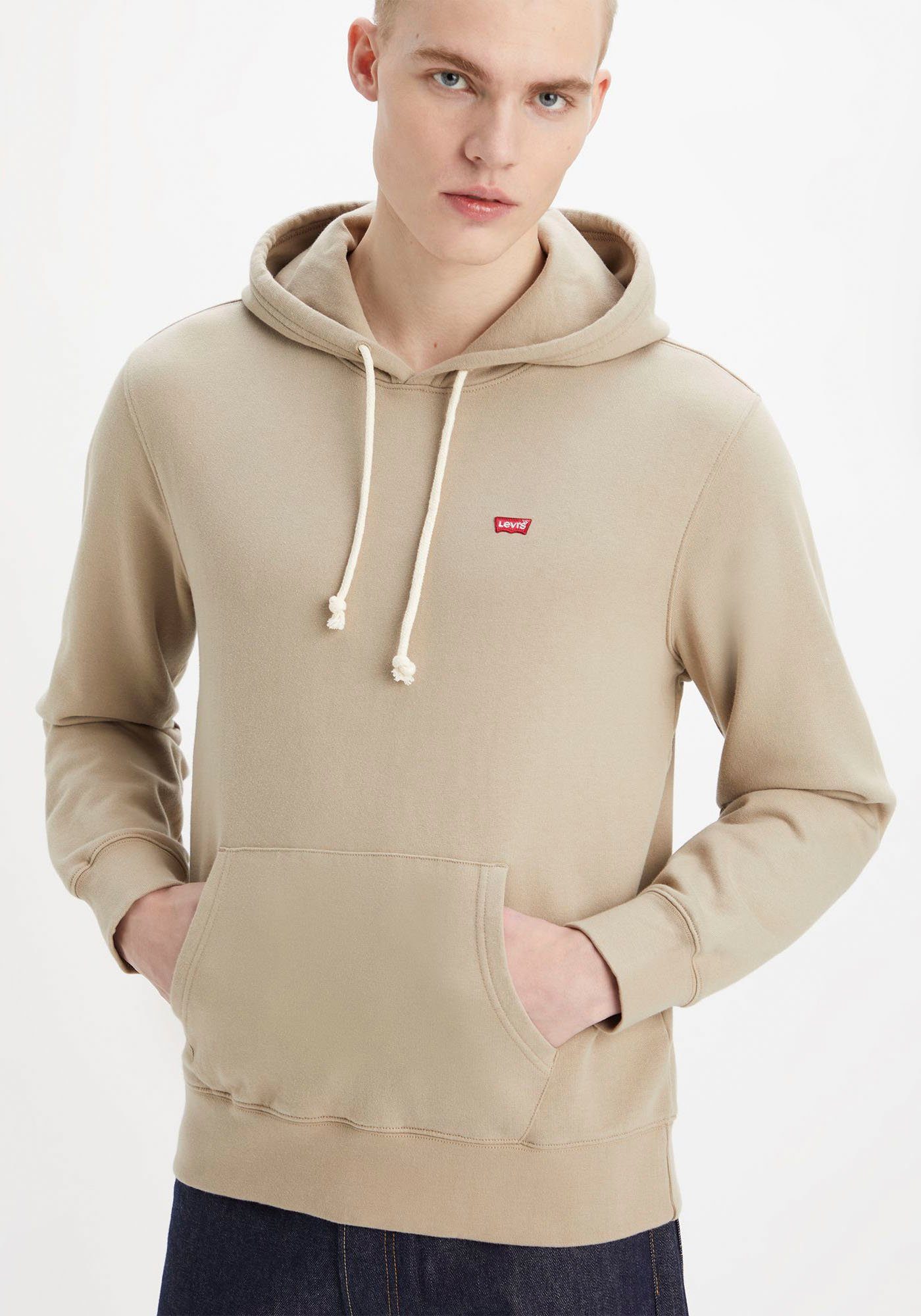 Kapuzensweatshirt Batwing-Logo HOODIE Levi's® ORIGINAL mit NEW kleinem silt