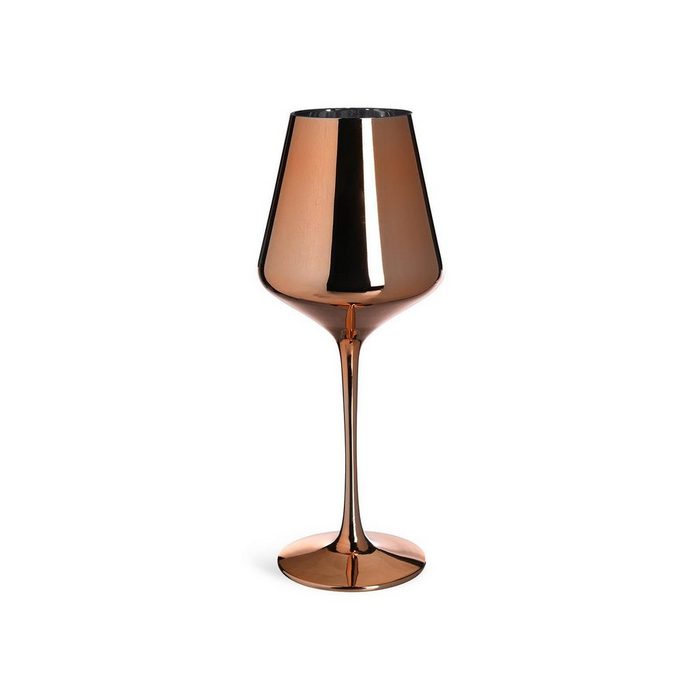 Depot Weinglas Weinglas Metallic 100% Glas aus Glas Ø 10 Zentimeter H 23 Zentimeter