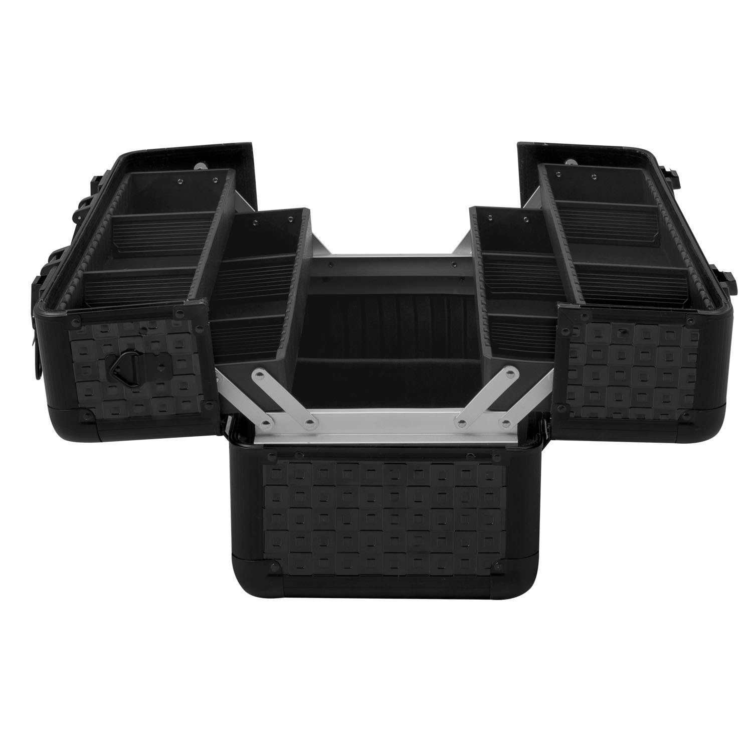 anndora Kosmetikkoffer Multikoffer abschließbar Karo geprägt, variable Fäch günstig online kaufen