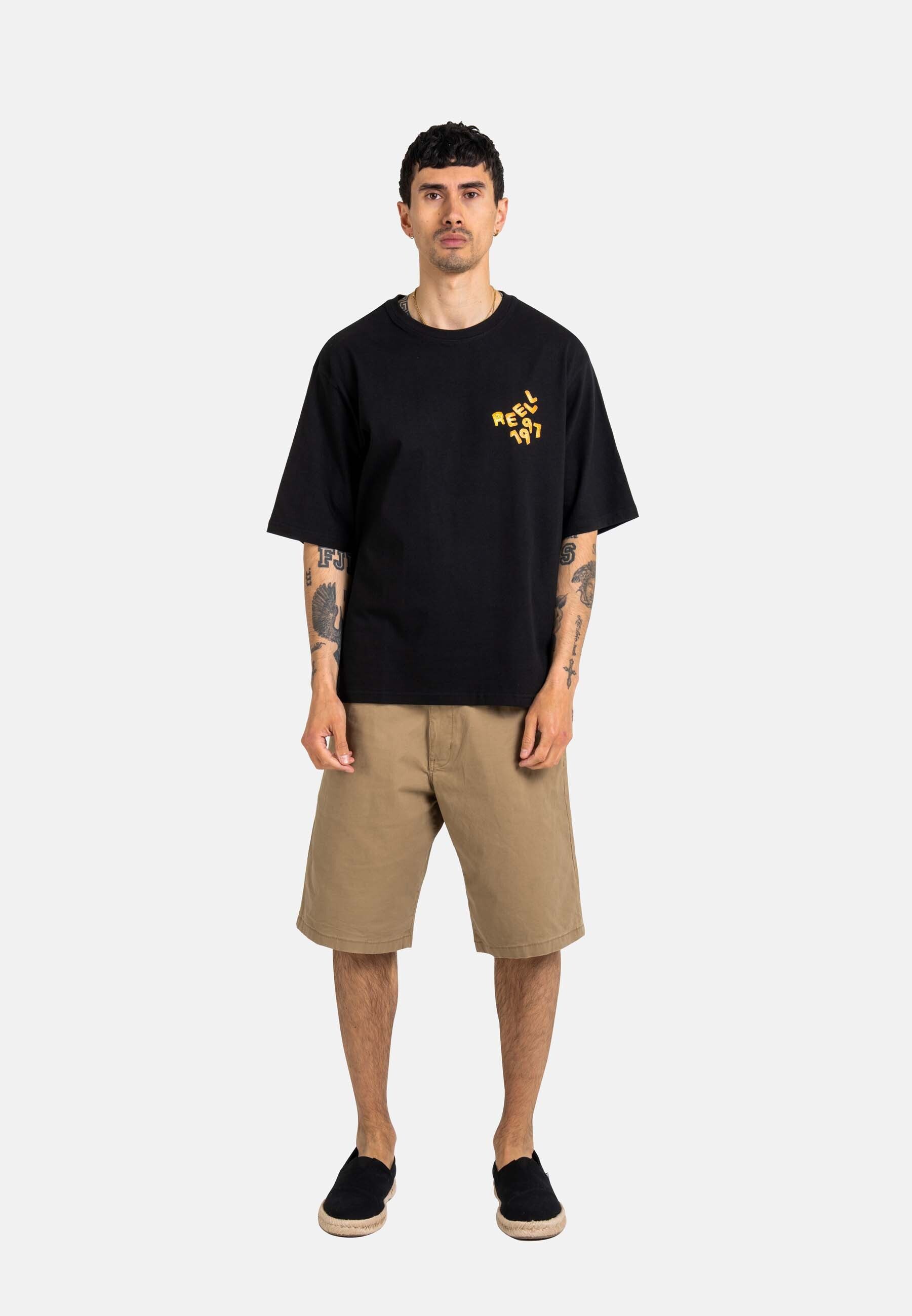 REELL T-Shirt Orange Peel