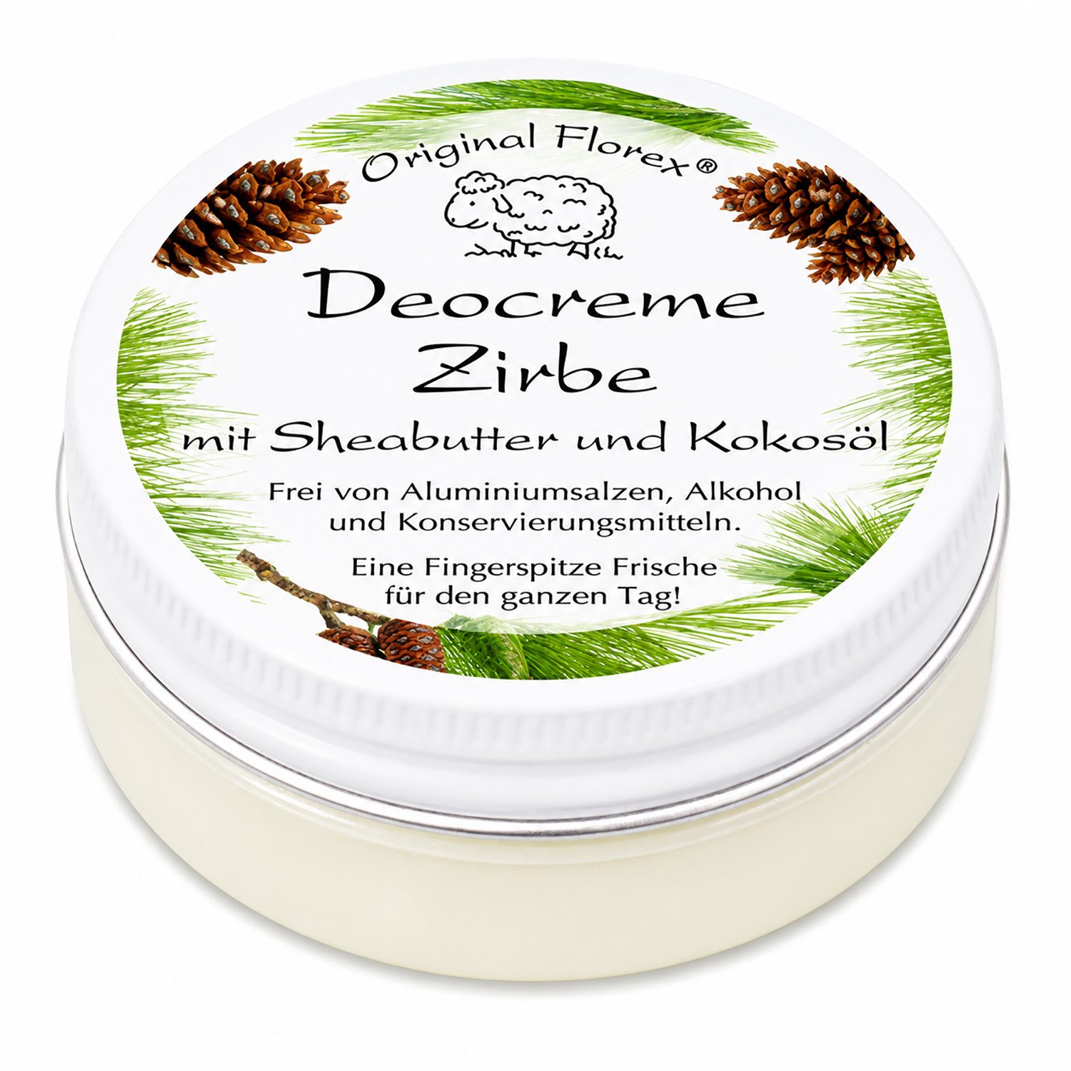 Gerlinde Hofer _ Florex GmbH Deo-Creme Deocreme 40ml zarter, charakteristischer Zirbenduft
