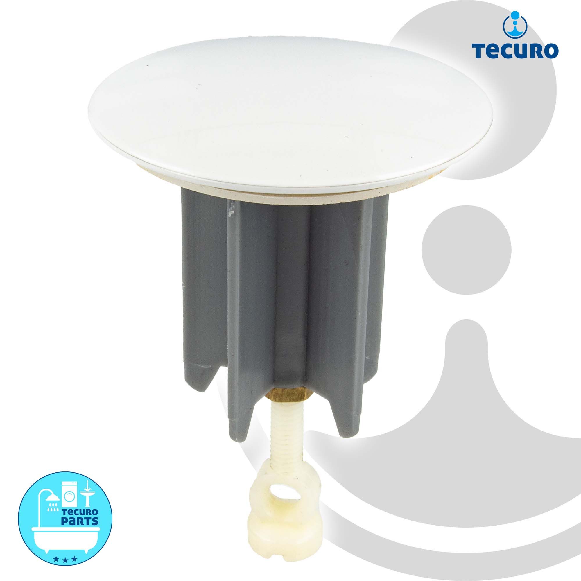 tecuro Ablaufventil Universal Exzenterstopfen Ø 64 mm Ablaufstopfen