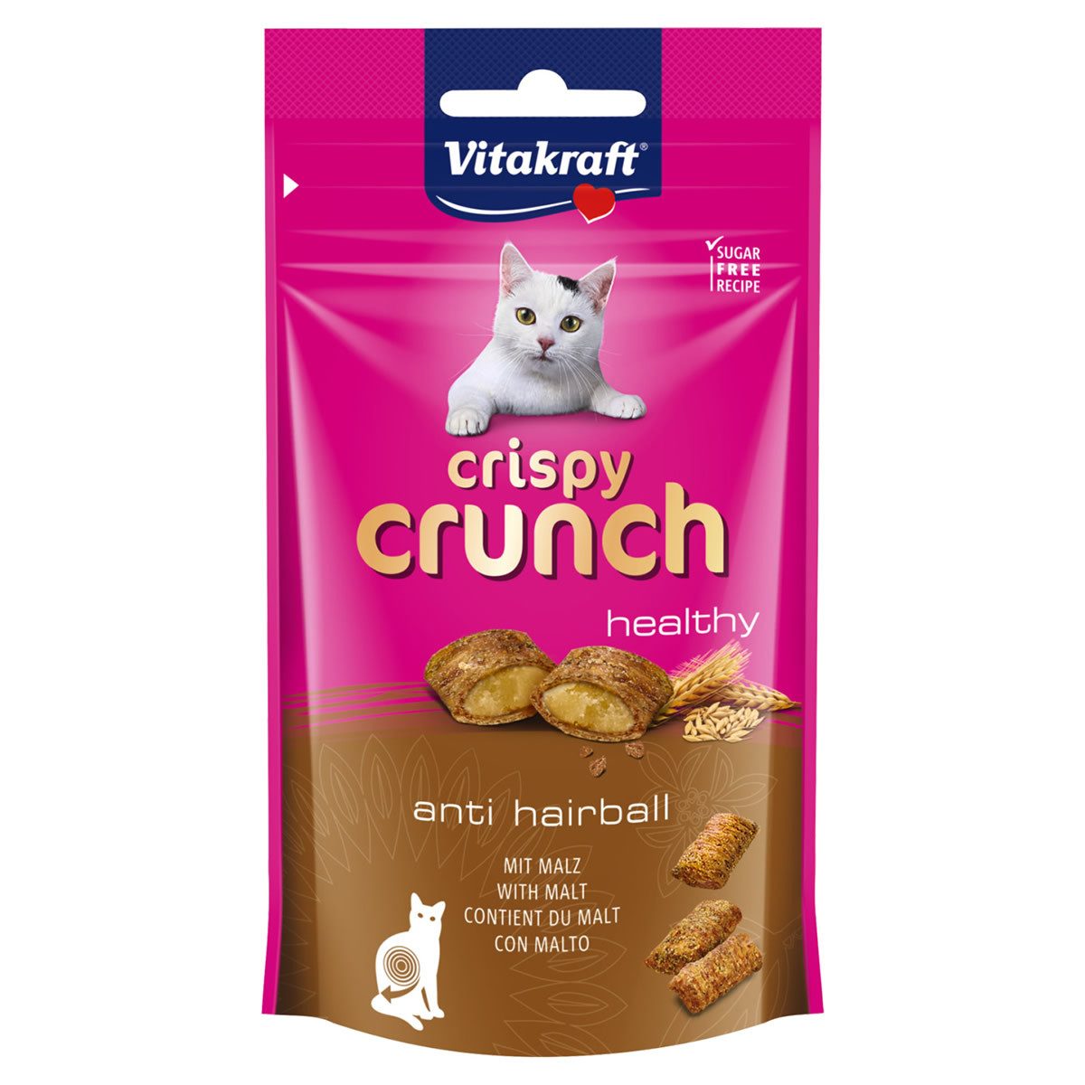Vitakraft Crispy Crunch mit Malz 60 g, für: Katze