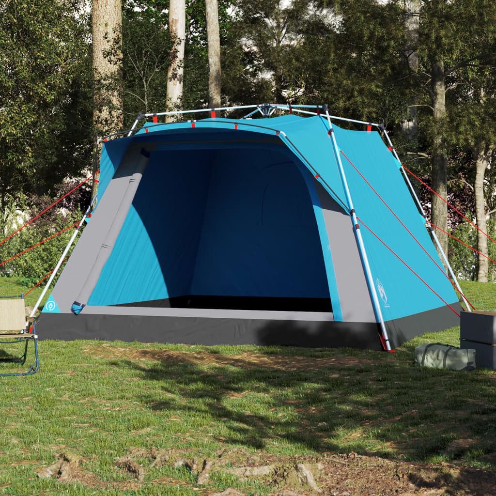 vidaXL Kuppelzelt Campingzelt 4 Personen Blau günstig online kaufen