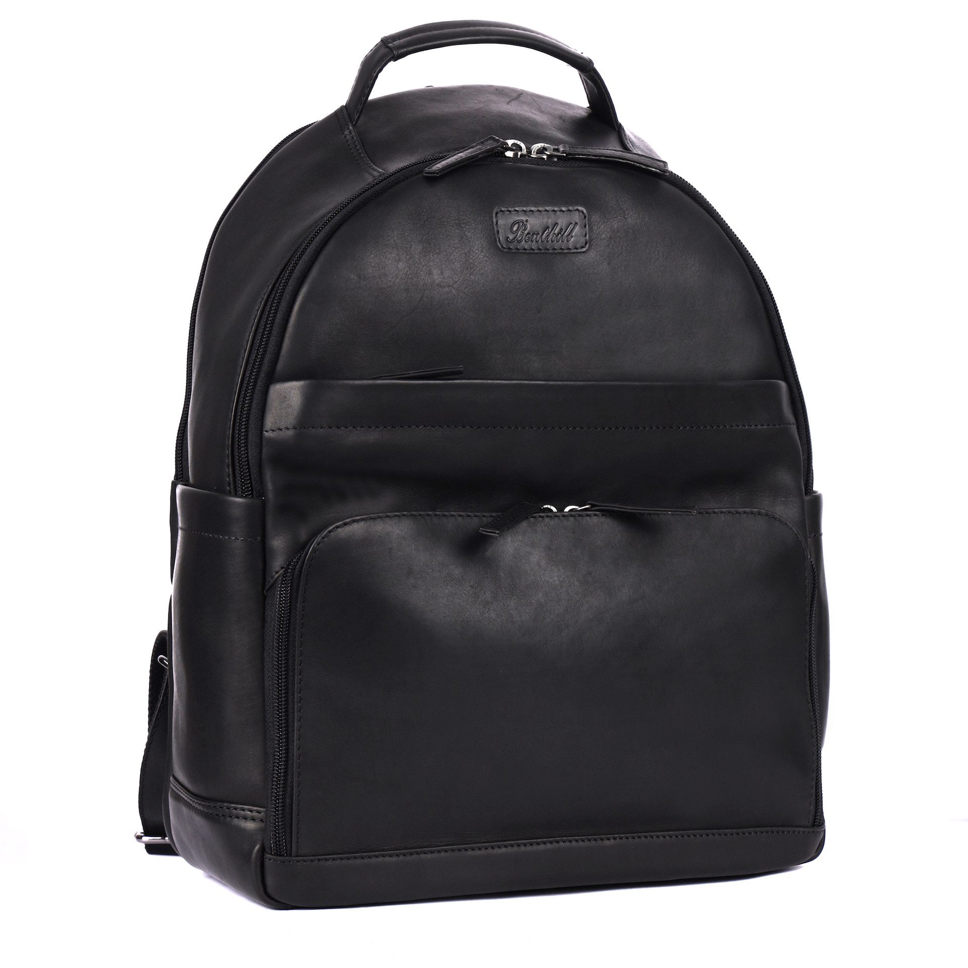 Rucksack Rucksack Echt Leder Damen Herren Daypack Backpack Lederrucksack