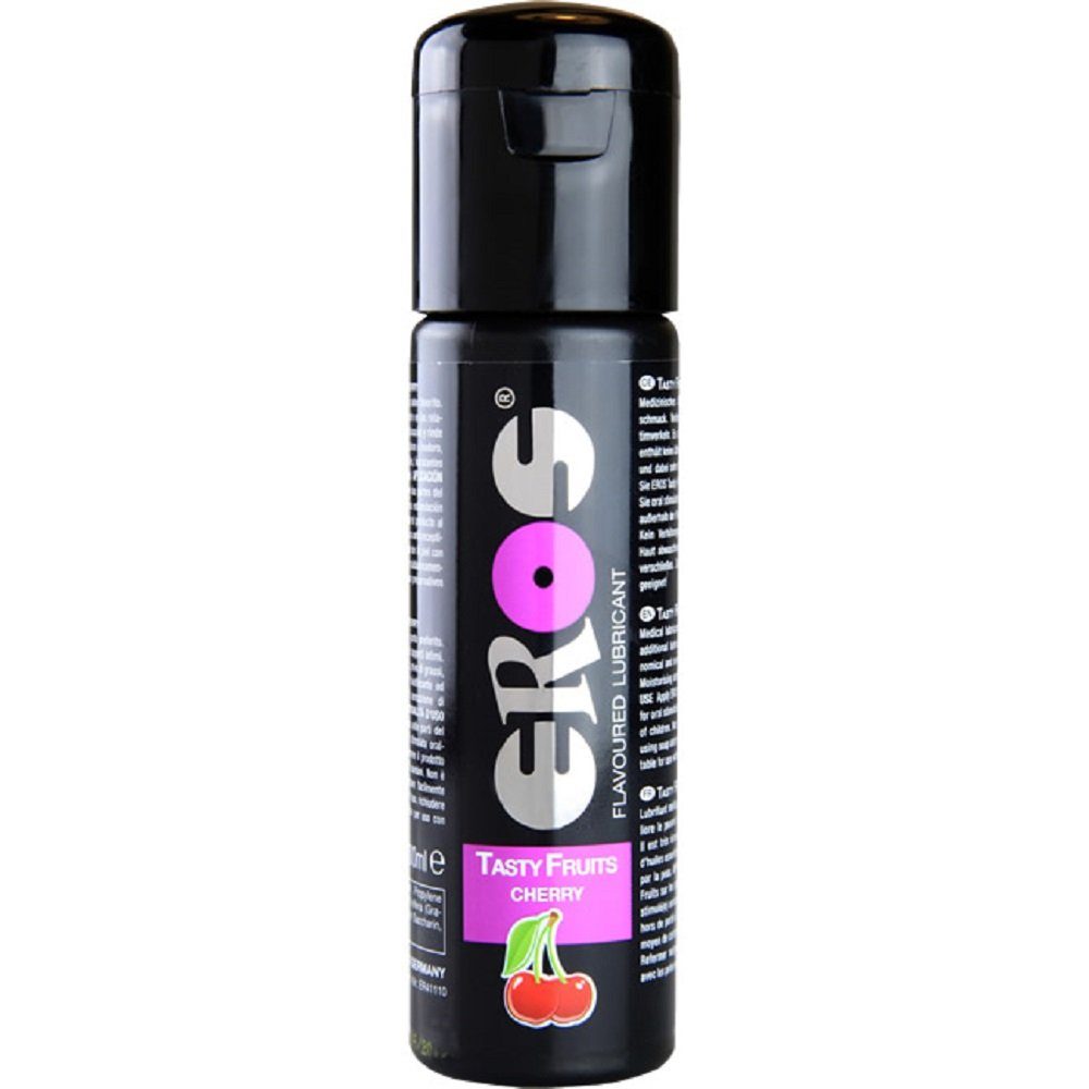 Eros Gleitgel Tasty Fruits Cherry, - mit Kirsch Duft, Flasche mit 100ml, 1-tlg., erotisch fruchtiges Gleitgel mit Geschmack