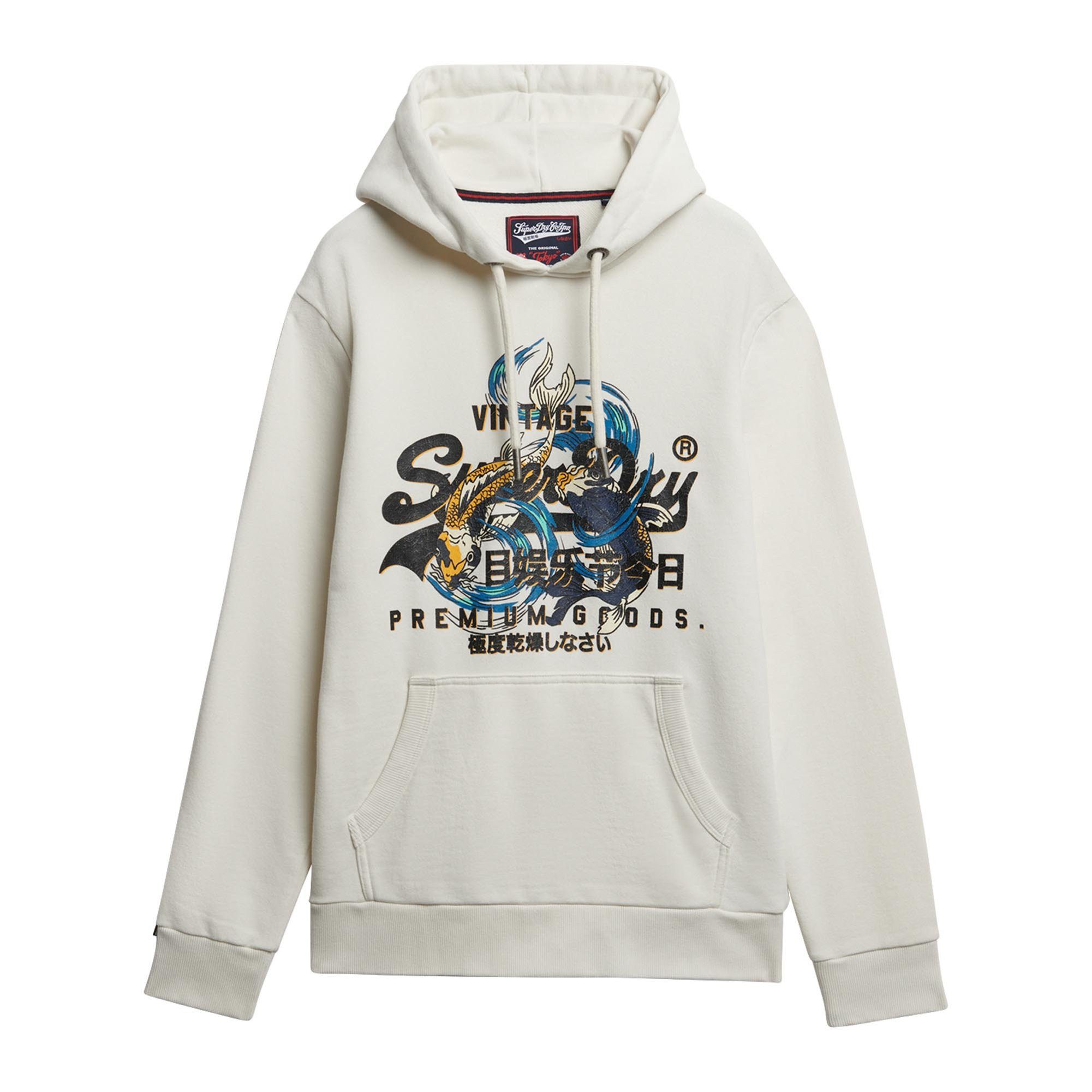 Superdry Sweatshirt Herren Sweatshirt Baumwolle VI Tokyo Relaxed Hood günstig online kaufen