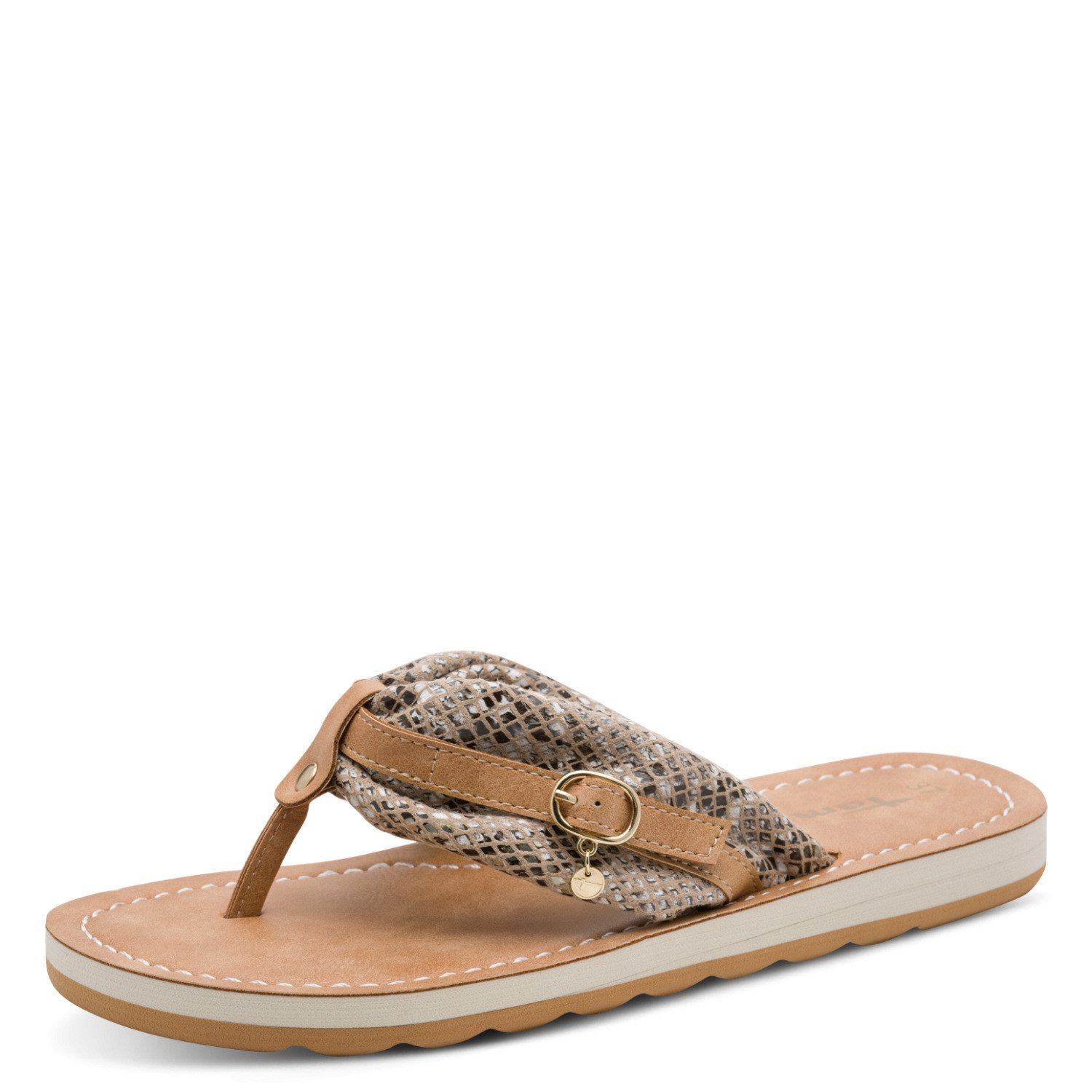 Tamaris Zehentrenner Dianette, Sommerschuh, Strandschuh mit verschiedenen Motiven