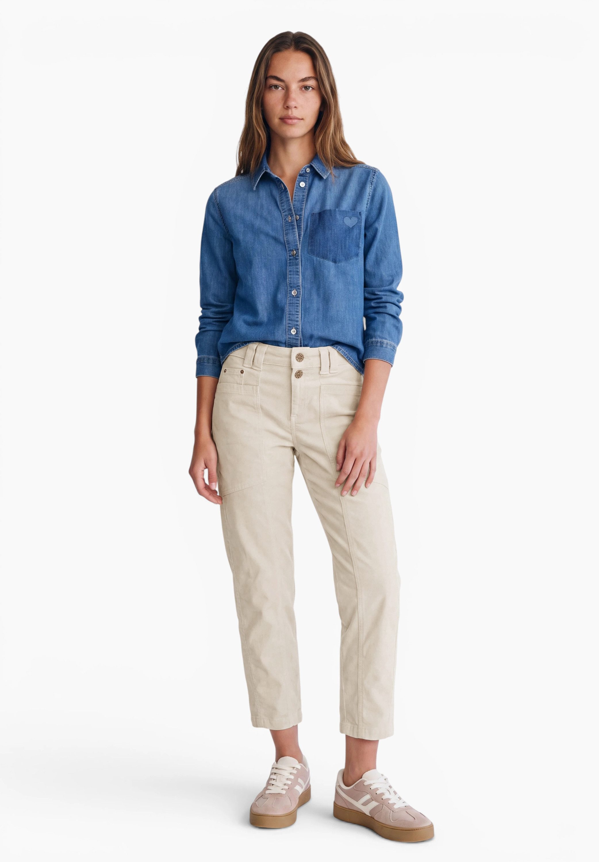 STREET ONE STUDIO Cordhose High Waist – Bild 3 von 5