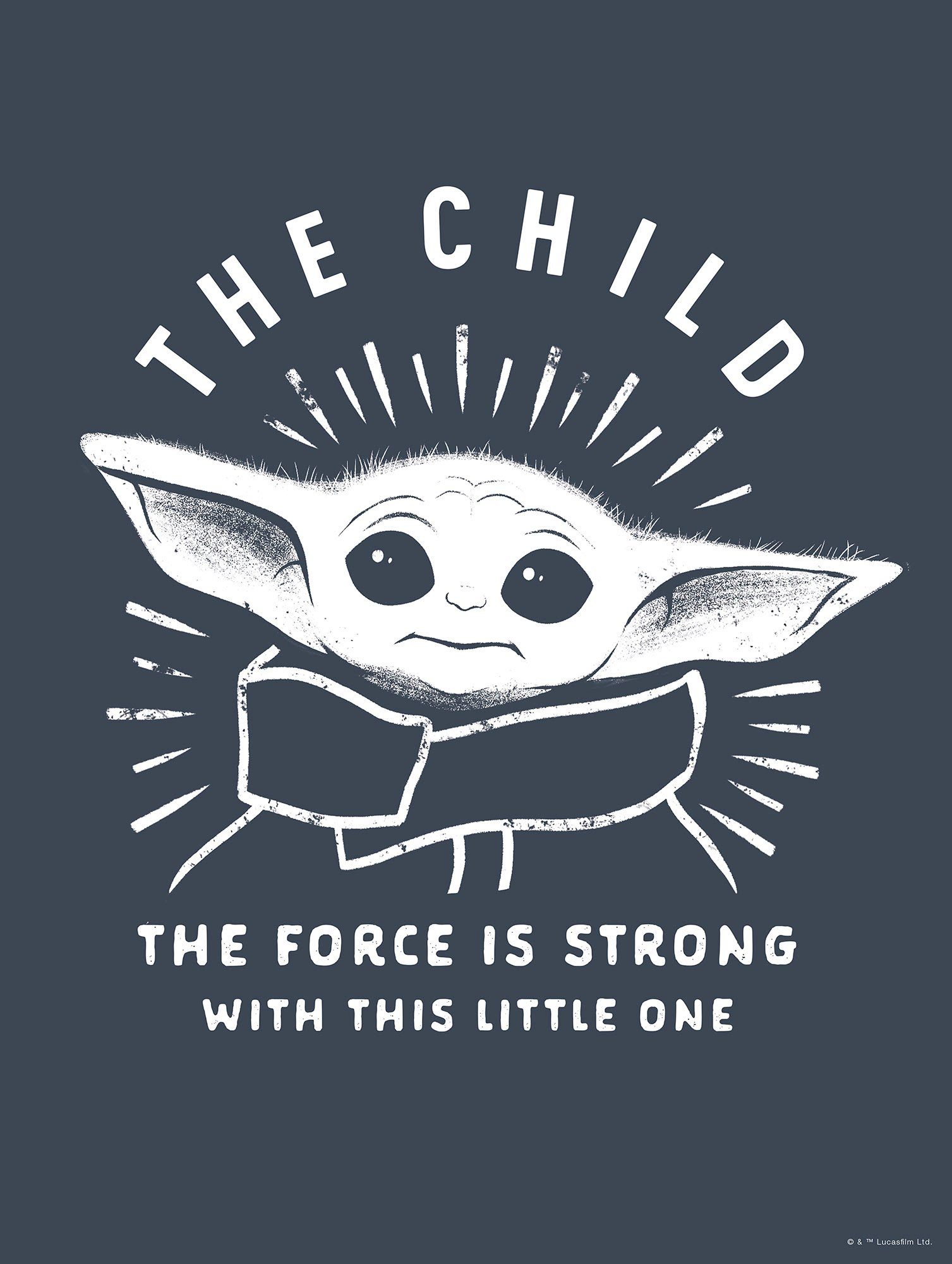 Komar Wandbild »Mandalorian The Child Iconic«, Disney, Star Wars (1 Stück), 40 x 50 cm (Breite x Höhe) - 1 Teil-Otto
