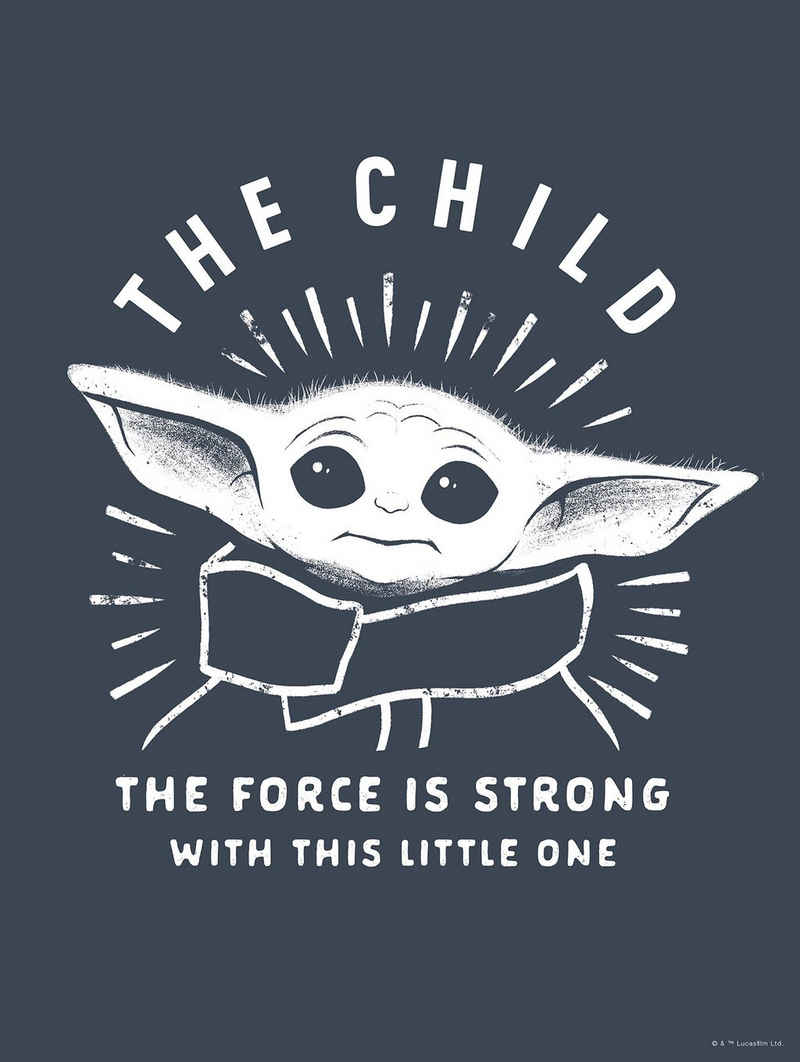 Komar Wandbild Mandalorian The Child Iconic, Disney, Star Wars (1 St), Kinderzimmer, Schlafzimmer, Wohnzimmer