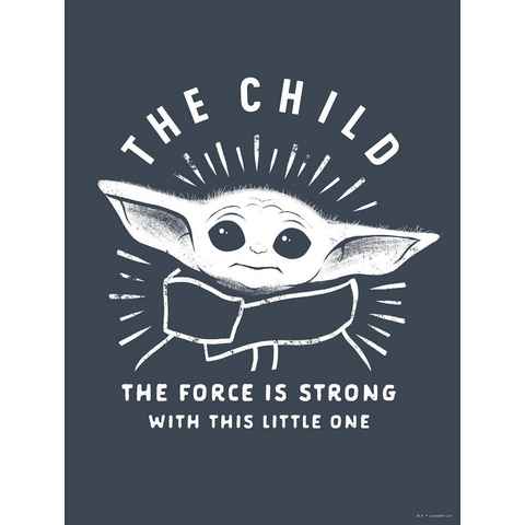 Komar Wandbild Mandalorian The Child Iconic, Disney, Star Wars (1 St), Kinderzimmer, Schlafzimmer, Wohnzimmer