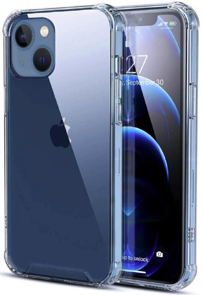 Wisam Smartphone-Hülle Wisam® Apple iPhone 13 Mini 5.4" Anti Shock Silikon Case Schutzhülle 13,72 cm (5,4 Zoll)