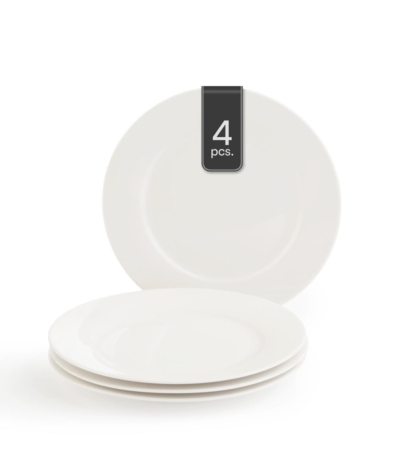 Home4You Dessertteller, Ø 20cm, Porzellan, (4 St)