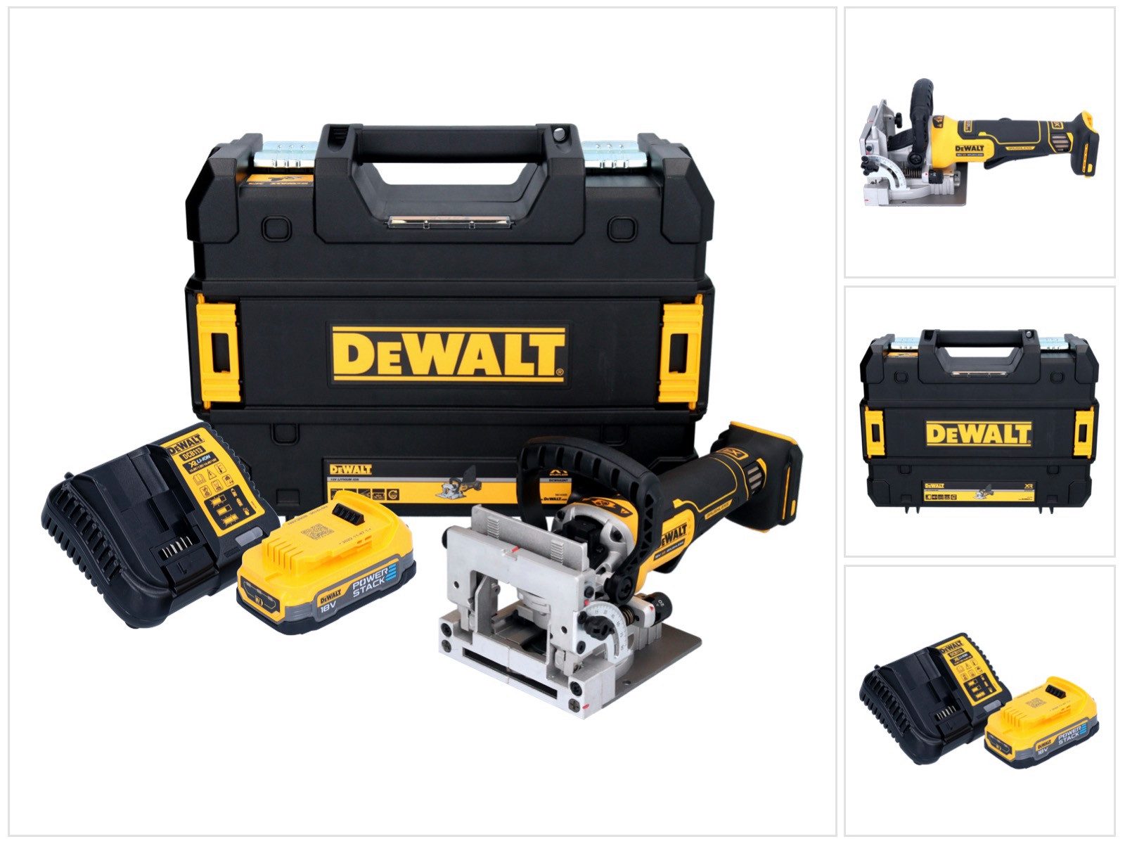 DeWalt Nutfräse DeWalt DCW 682 E1T Akku Flachdübelfräse 18 V 102 x 20 mm Brushless + 1